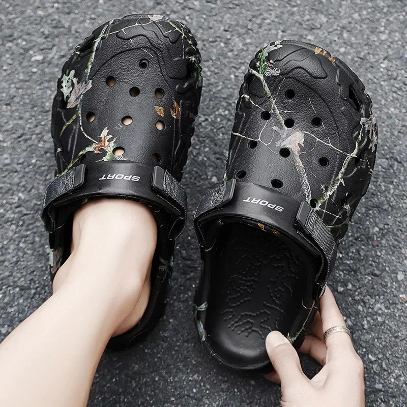 Men’s EVA Garden Sandals – Platform LEISURE Clogs Outdoor Slip-On Summer Shoes