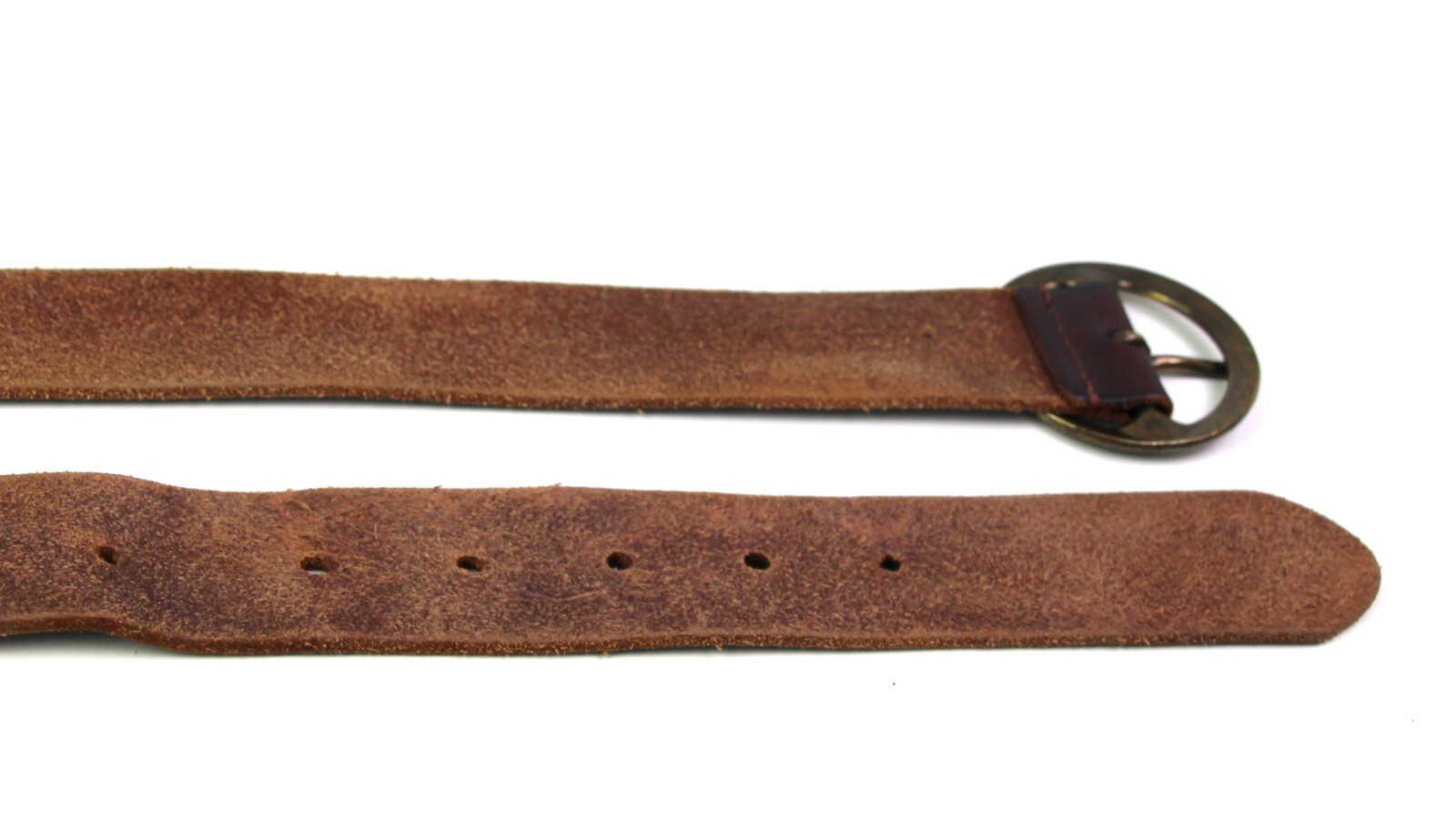 Treasure & Bond BROWN REAL LEATHER 1 3/8″Wd CASUAL DRESS WOMEN’S BELT Sz S (B47