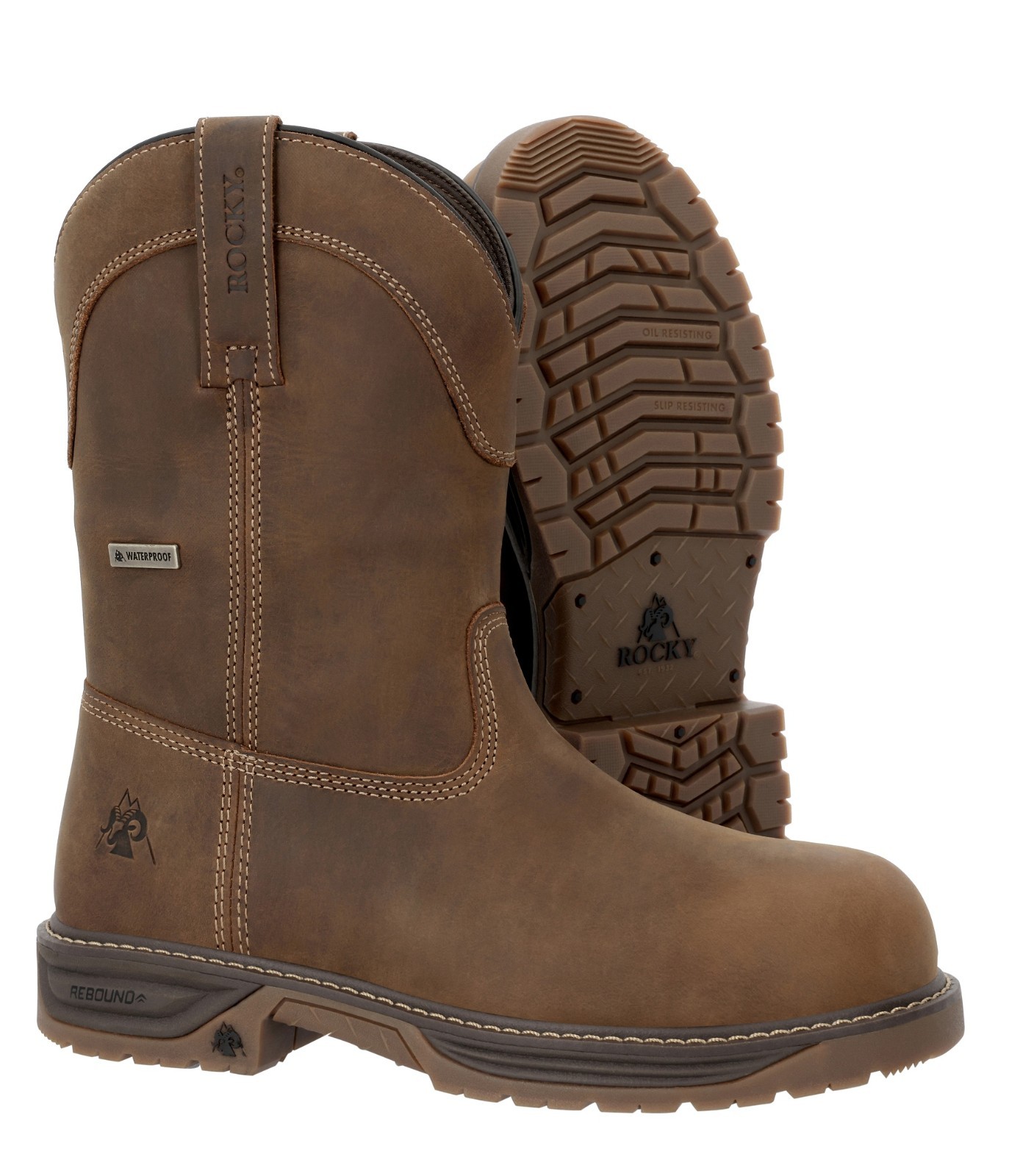 ROCKY IRONCLAD LEGEND COMPOSITE TOE WORK BOOTS RKK0529 – ALL SIZES – NEW