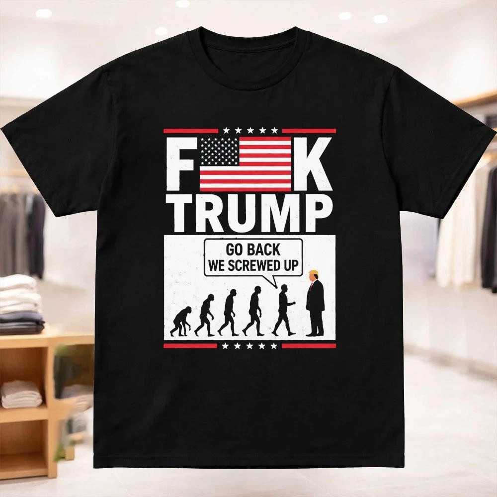 Stephen Colbert FK Trump Go Back We Screwed Up Shirt