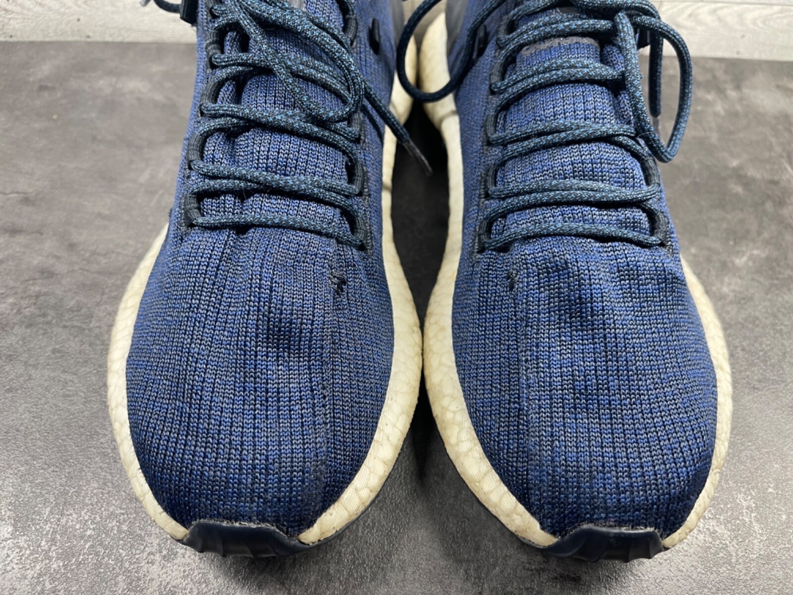 Adidas Pureboost Running Shoes Sneakers Men 10M Blue Athletic Comfort Trainers