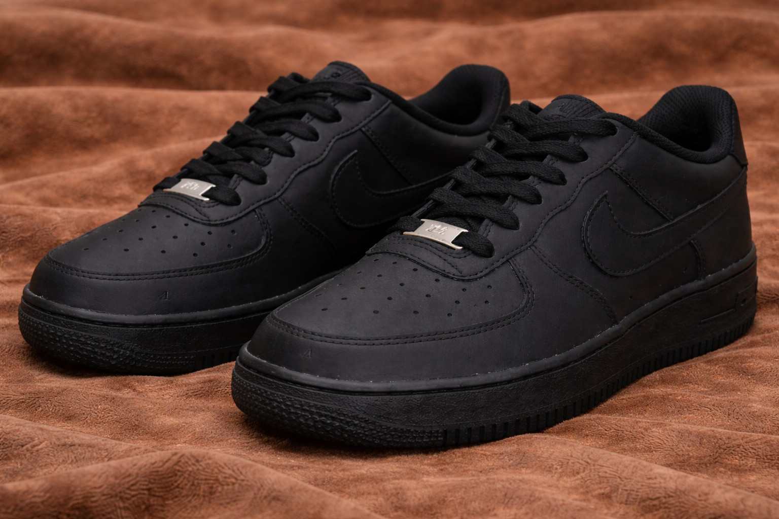 Nike Air Force 1 Low Triple Black AF1 07 Mens Casual Athletic Shoes Multiple