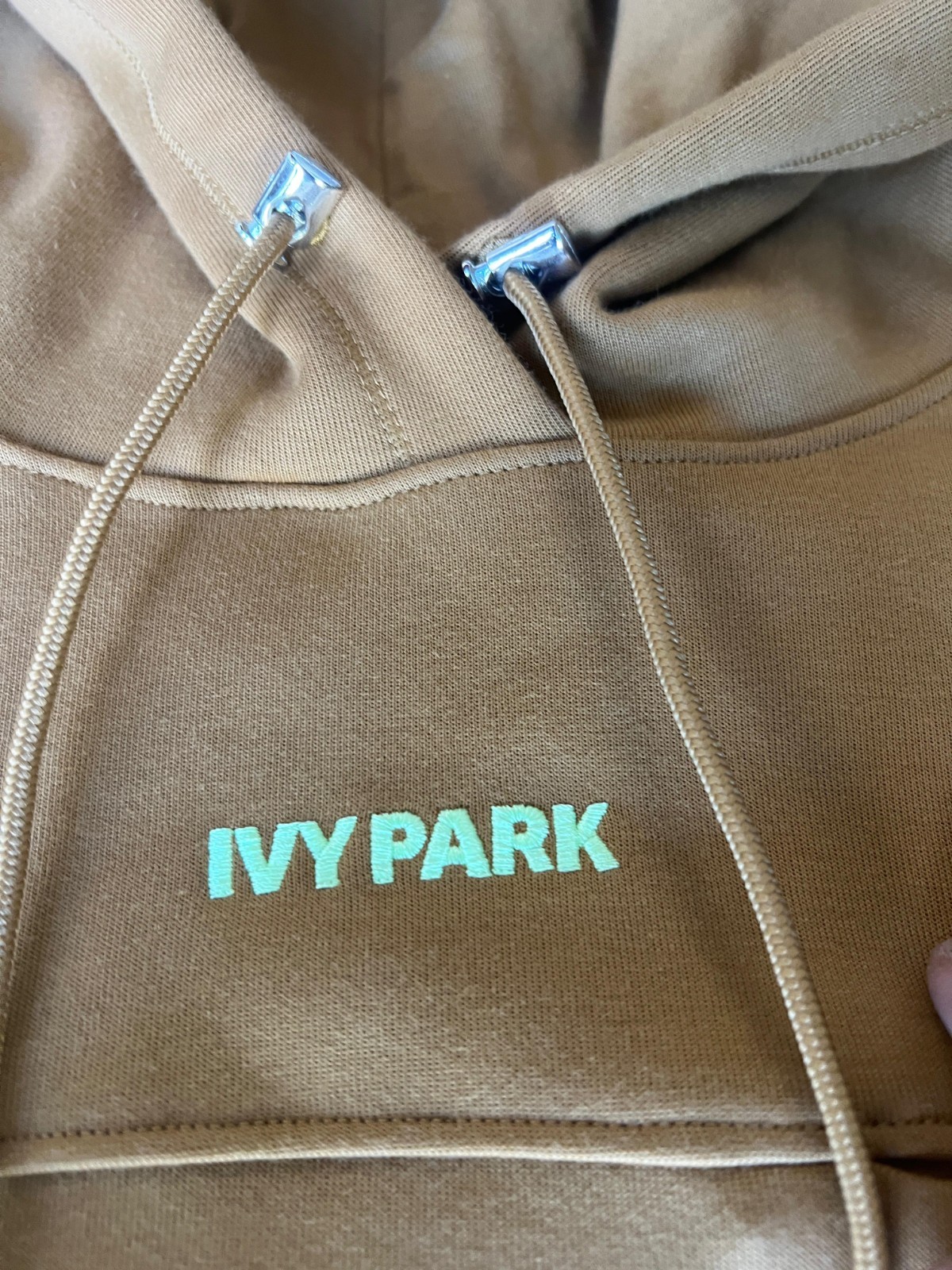 Adidas IVY PARK Mesa Brown Hoodie S Pullover Gender Neutral Streetwear Baggy