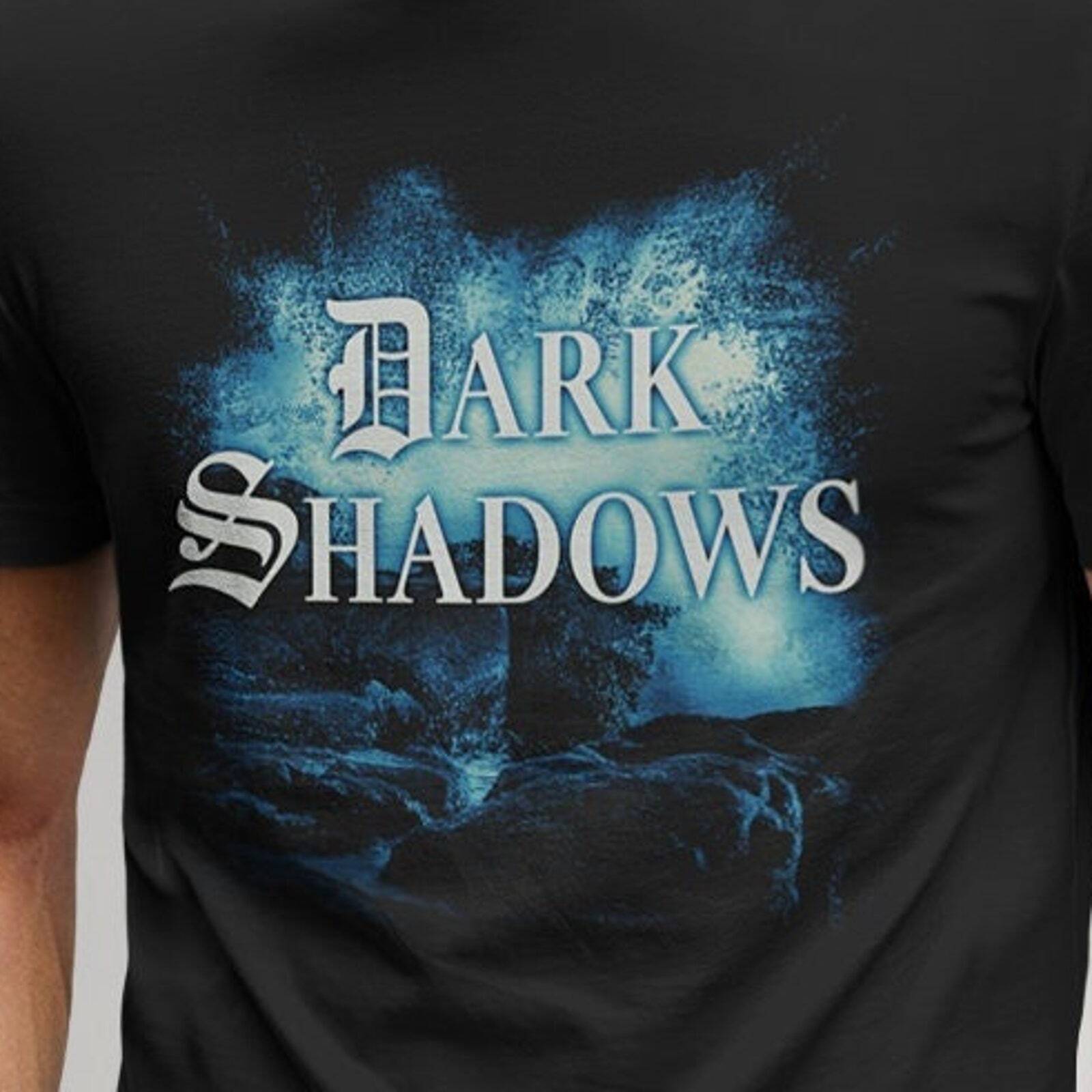 Dark Shadows Logo Shirt Wave Opening Title Scene Tee Collinwood Graphic Tshirt