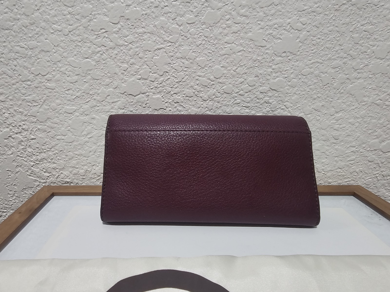 Michael Kors Savannah Saffiano Leather Bag with wallet & dust bag Burgundy Wine