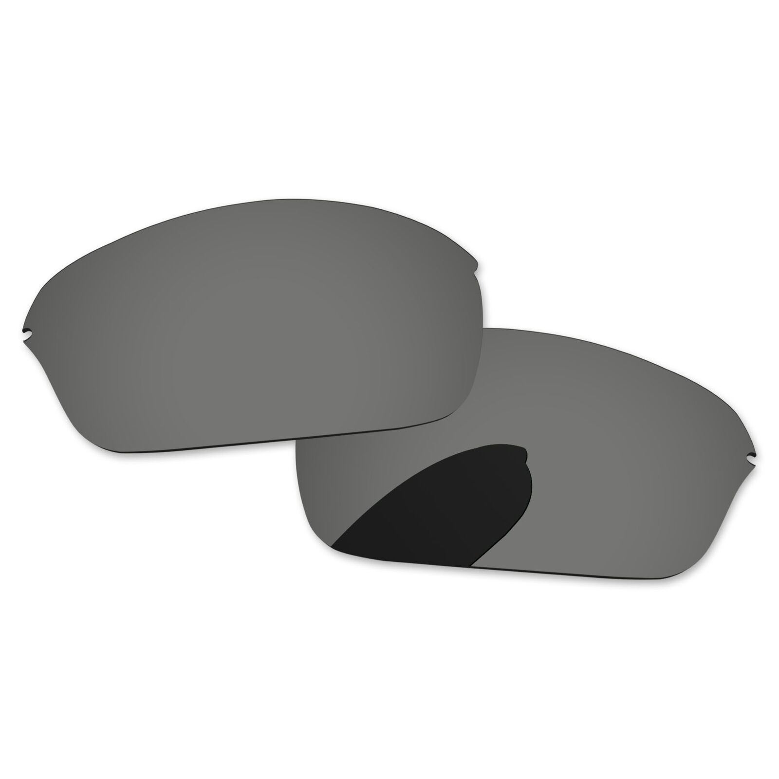 Lensology Black Iridium Polarized Replacement Lenses For-Oakley Half Wire 2.0