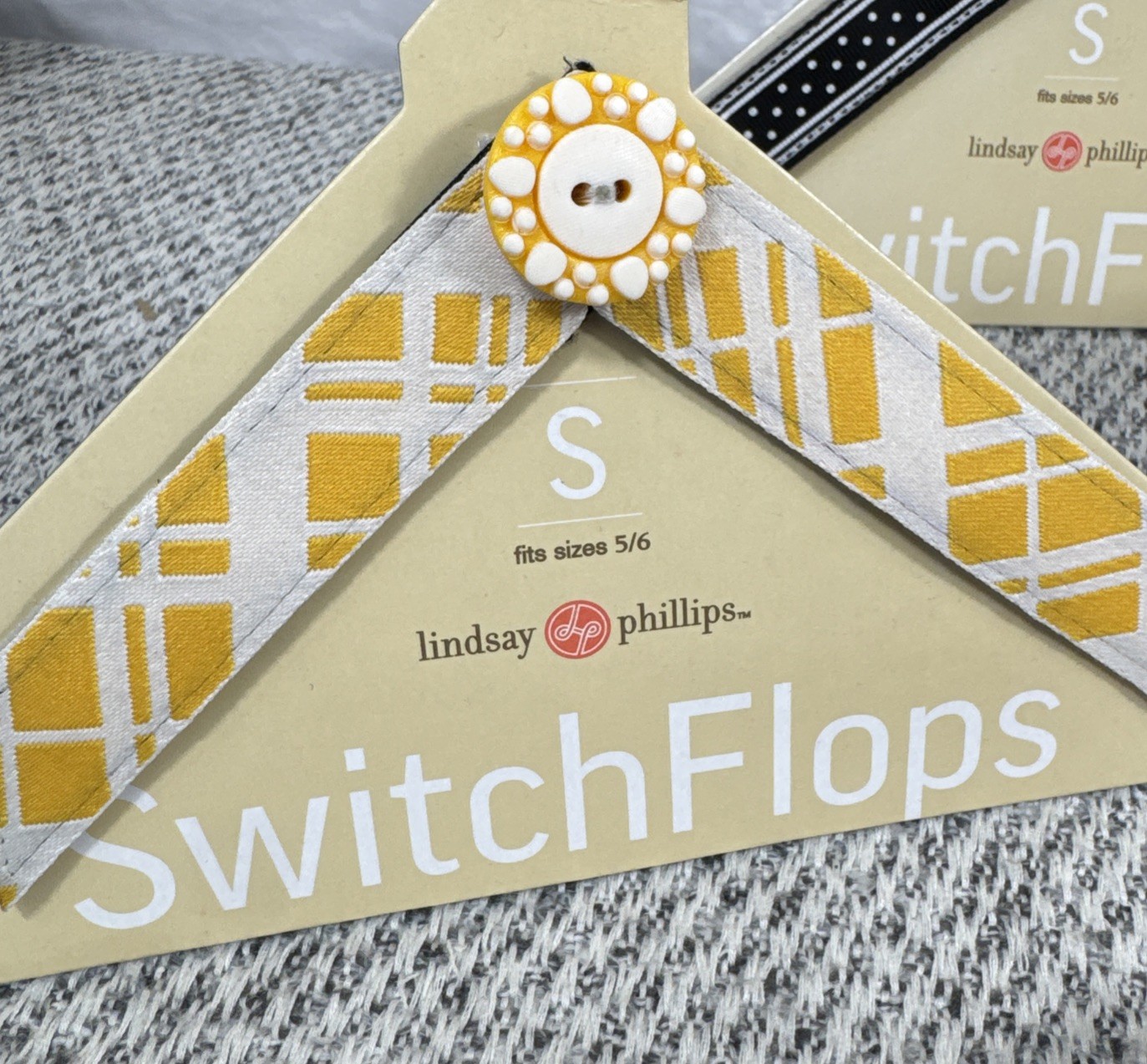 Lindsay Philips Switchflops Interchangable Straps Set Of 4 Size 5/6