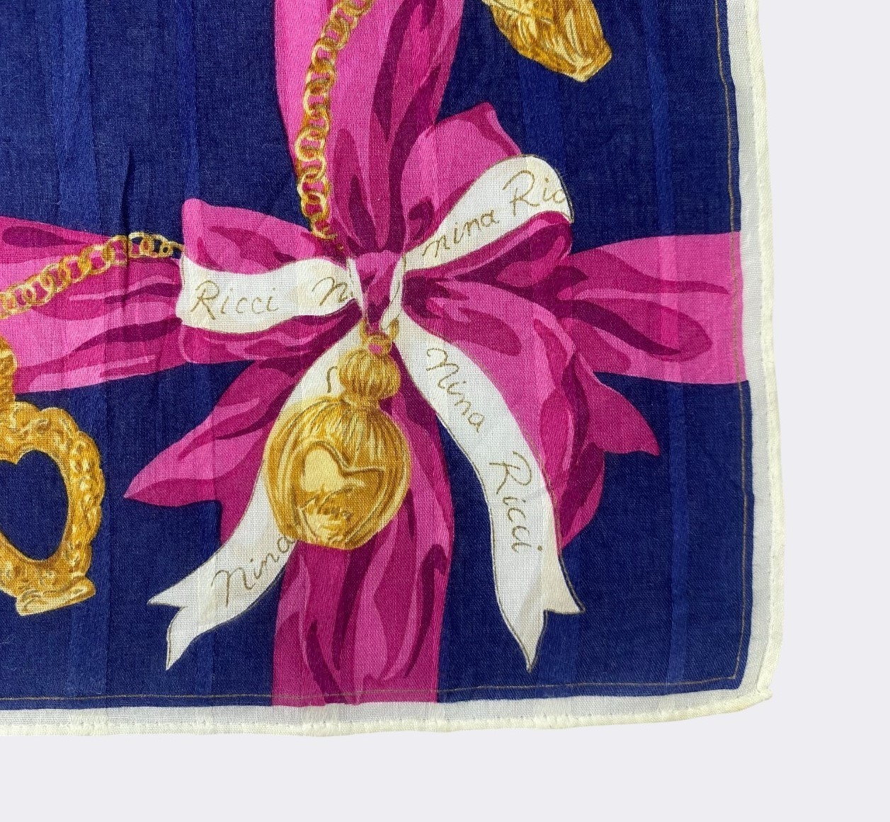 Vintage Nina Ricci Handkerchief Neckerchief Bandana Pocket Square Gift