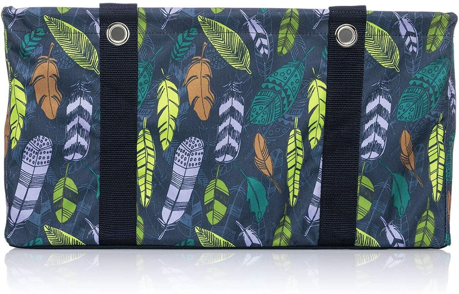 Brand new Thirty one Large utility beach laundry tote bag 31 Falling Feather