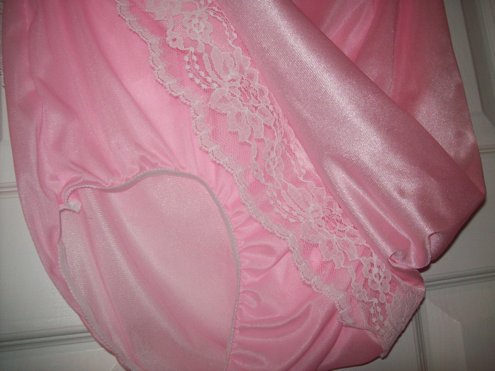 PINK Tricot SLIP & PANTY COMBO – Men & Women * 28-44 Waist * Slip Length 22″