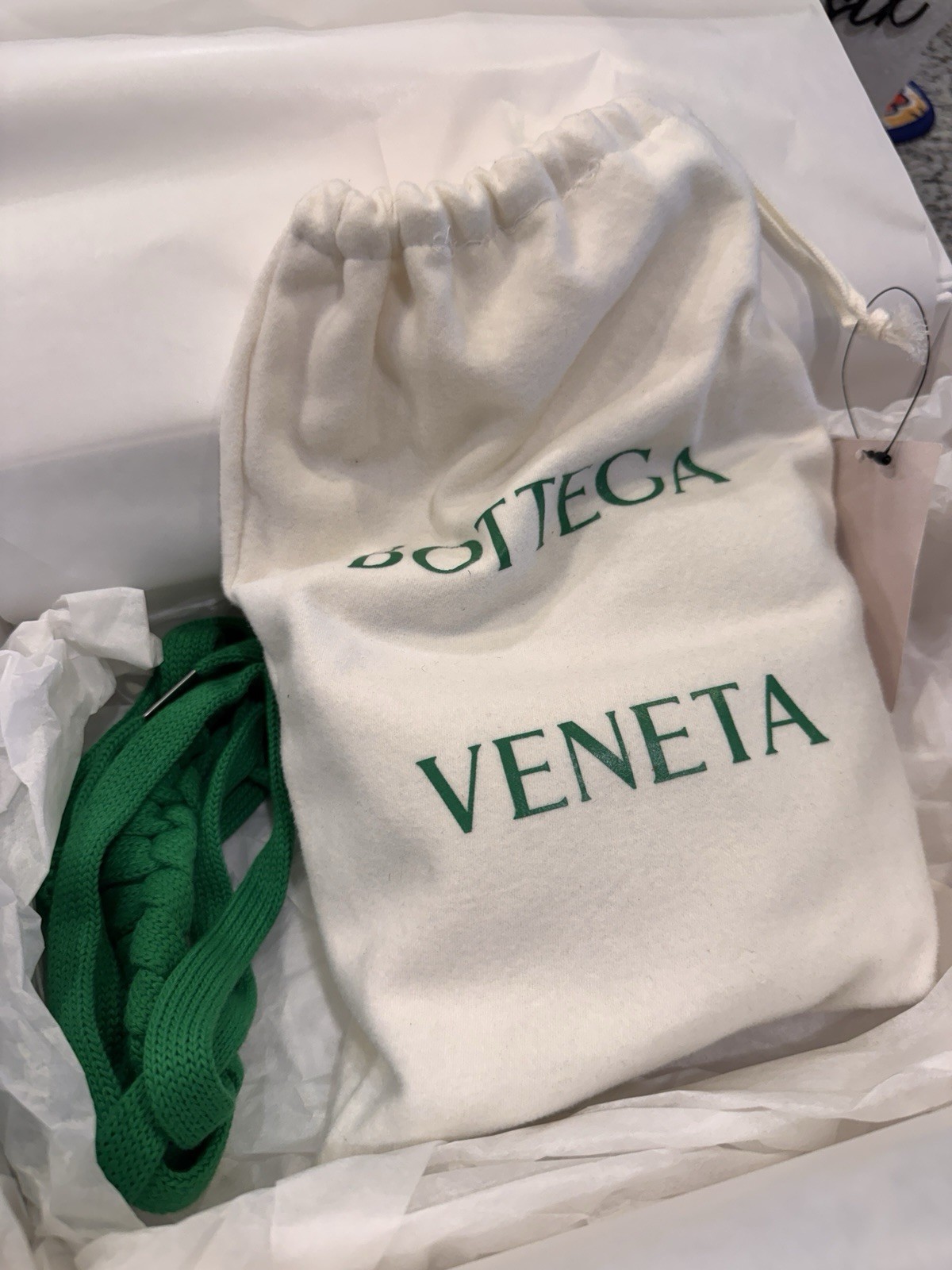 Bottega Veneta Candy Jodie Intrecciato Green Shoulder Bag Zip Gold +Dust