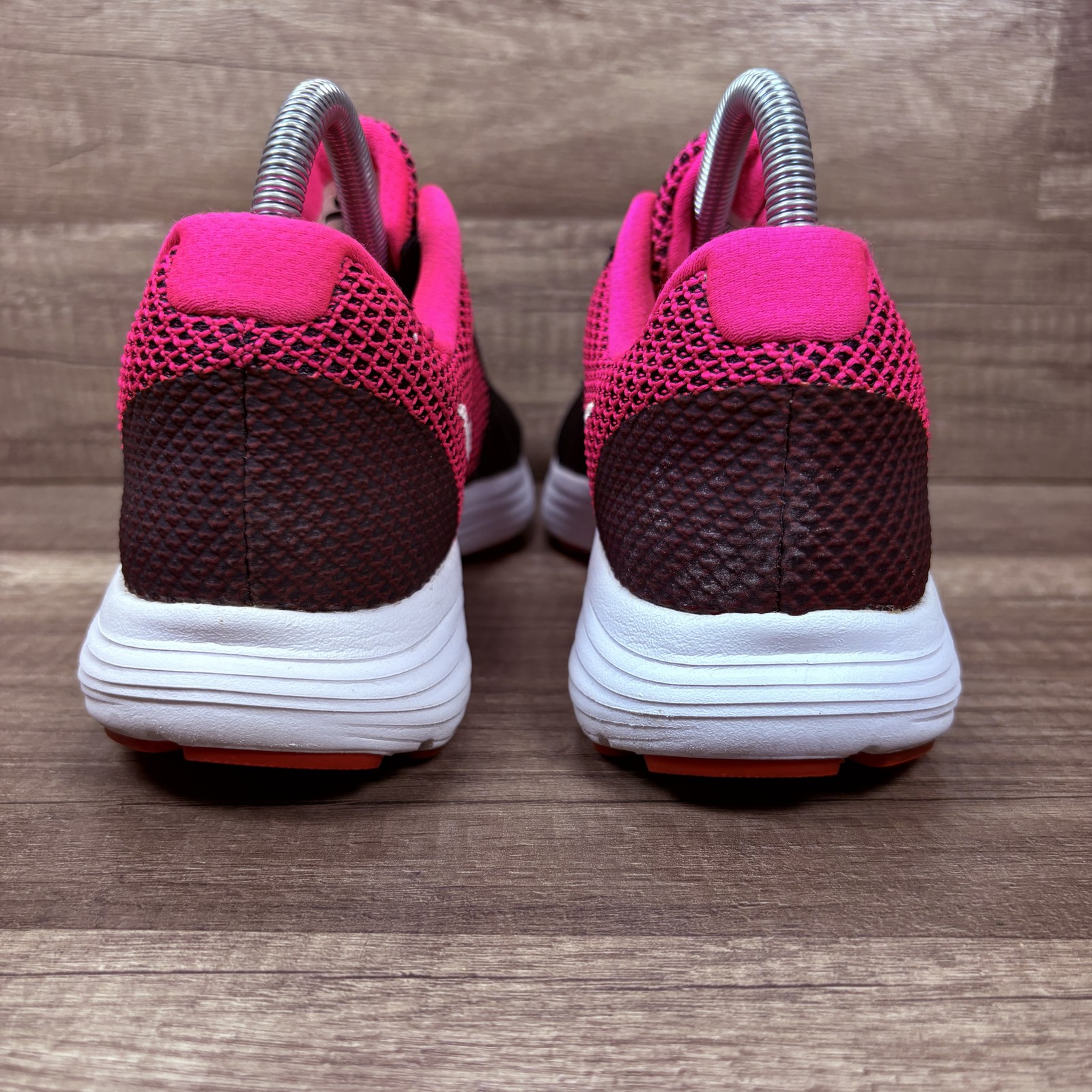 Nike Revolution 3 Black Pink Womens US Size 8 EUR 39 819303-600 Running Shoes