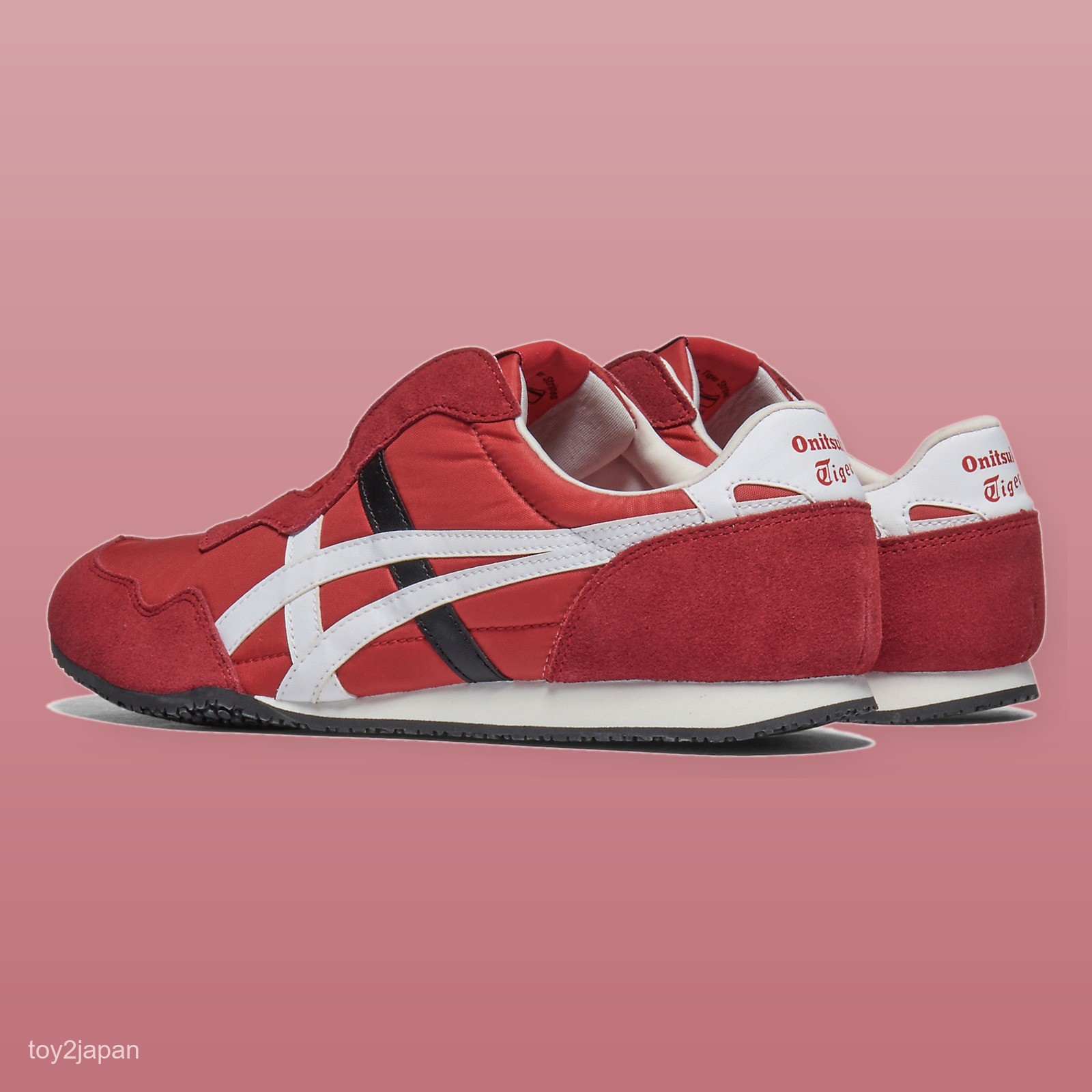 Onitsuka Tiger SERRANO SLIP-ON 1183C615-600 Classic Red White Men’s Size New