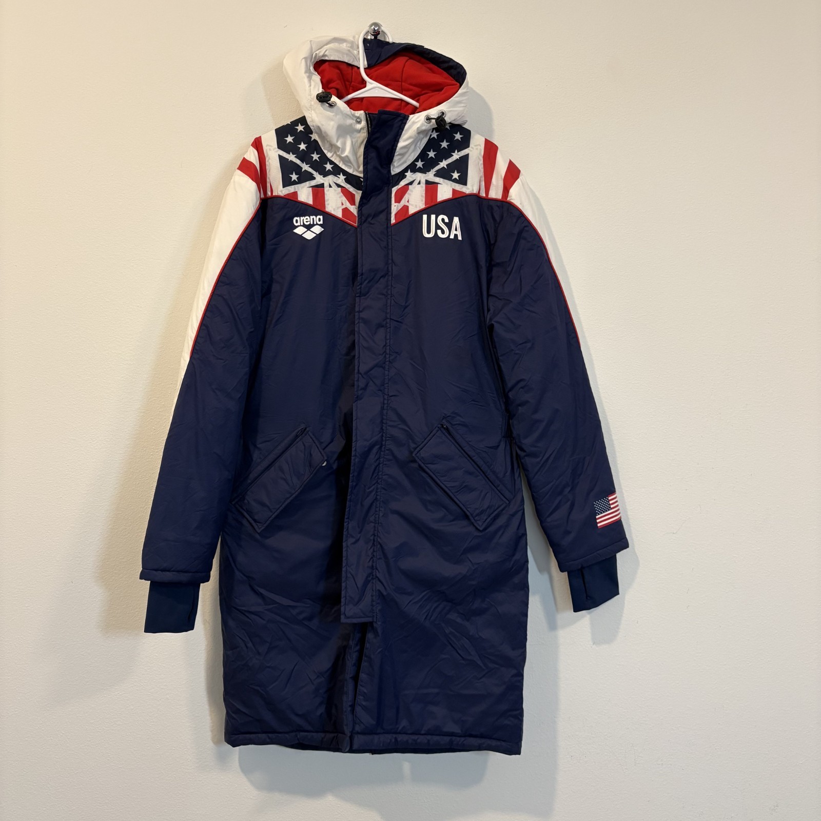 Arena USA OG Parka Exculsive Limited Edition Coat Olympics 2020 Size L Unisex