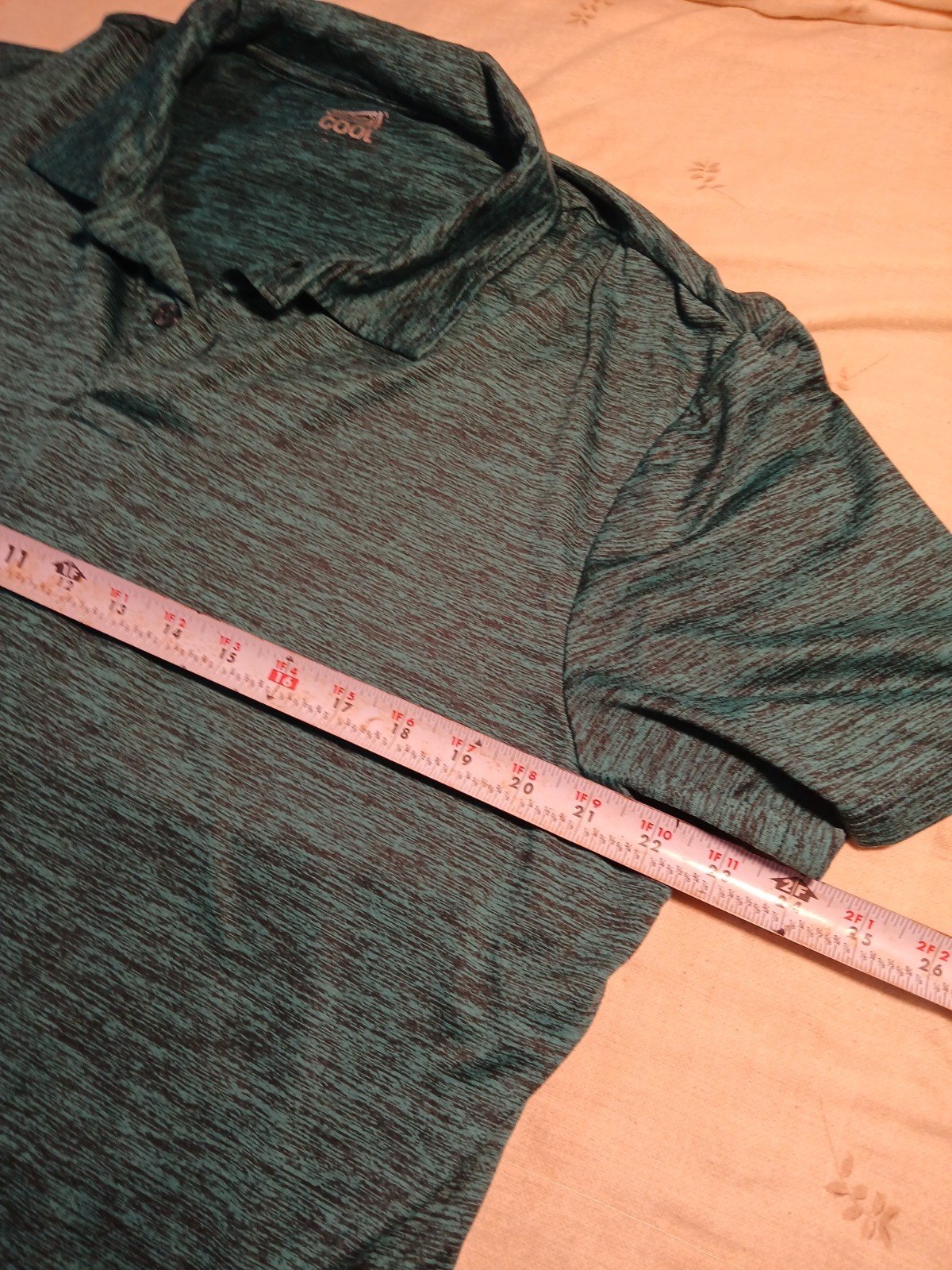 32 Degrees Cool Teal Athletic Short-Sleeve Polo Shirt