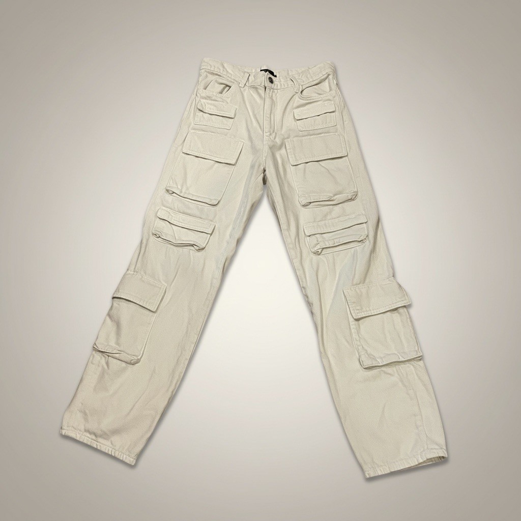 Maje White Cargo Jeans Size EU 36 US 4