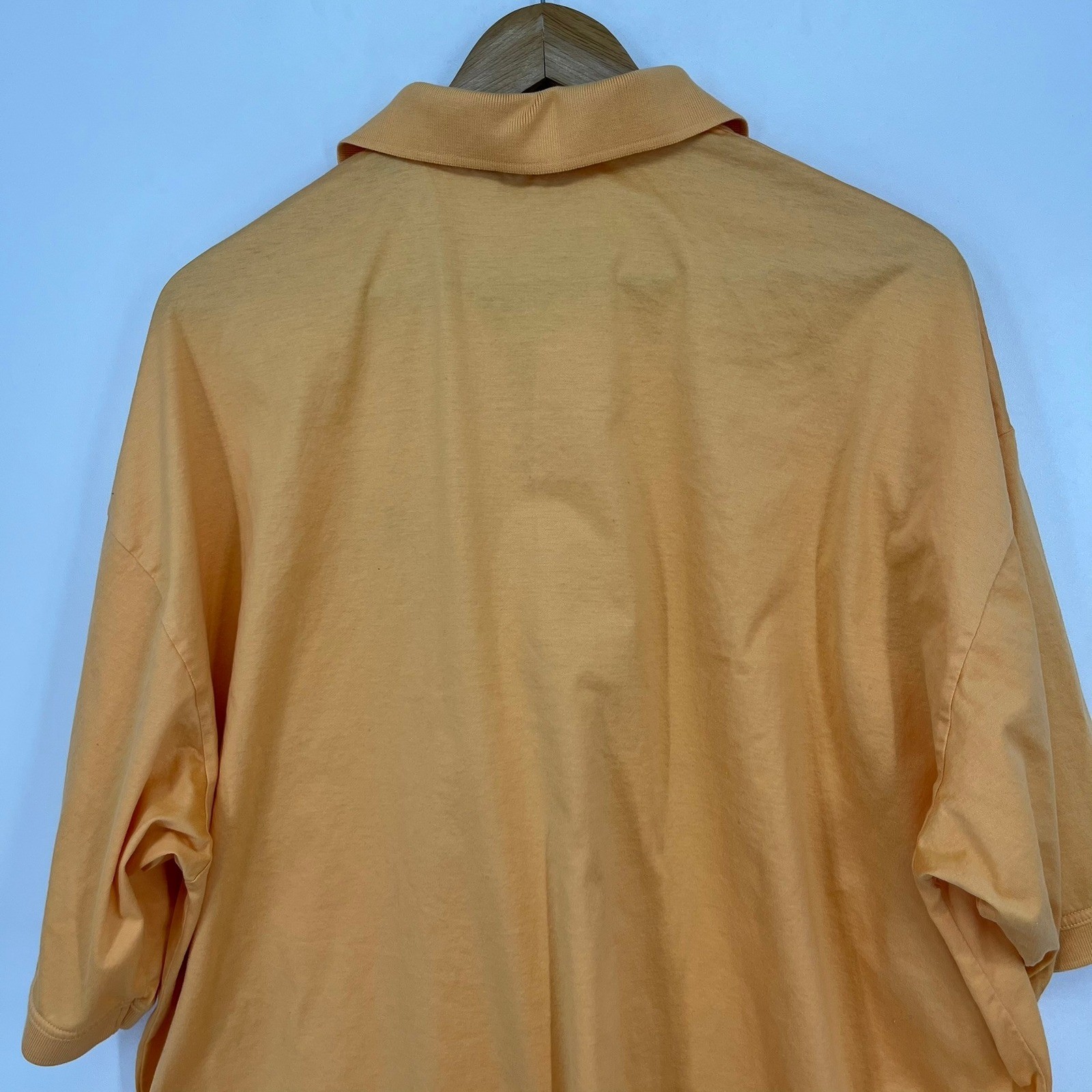 Descente International Collection Mens XXL Orange Kapalua Egyptian Cotton Polo