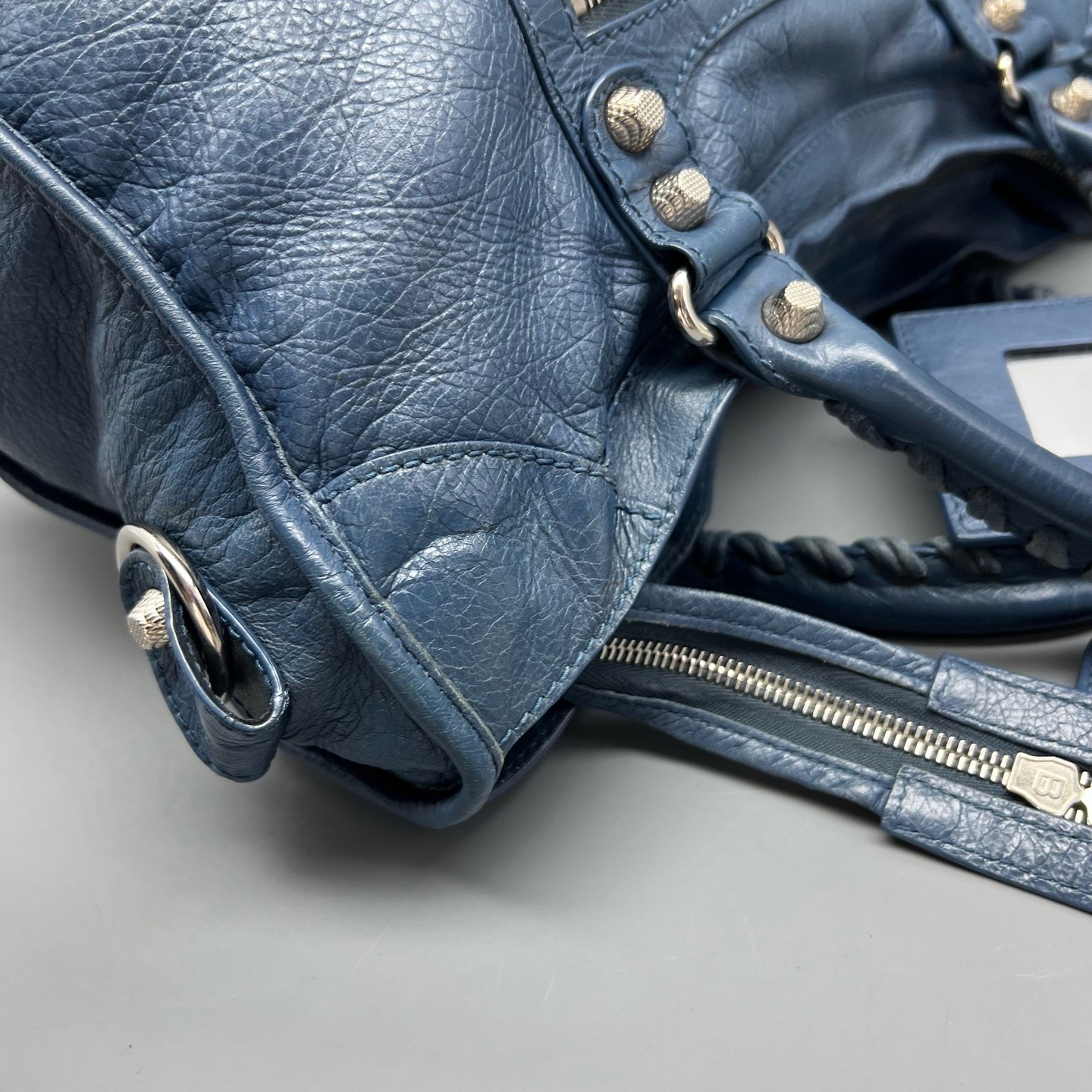 Balenciaga Pre-Owned Authentic Luxury Handbag Blue 38*24*14cm