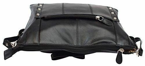 Women’s Genuine Leather Stylish Evening Shoulder Purse Bag W/Adjustable Strap