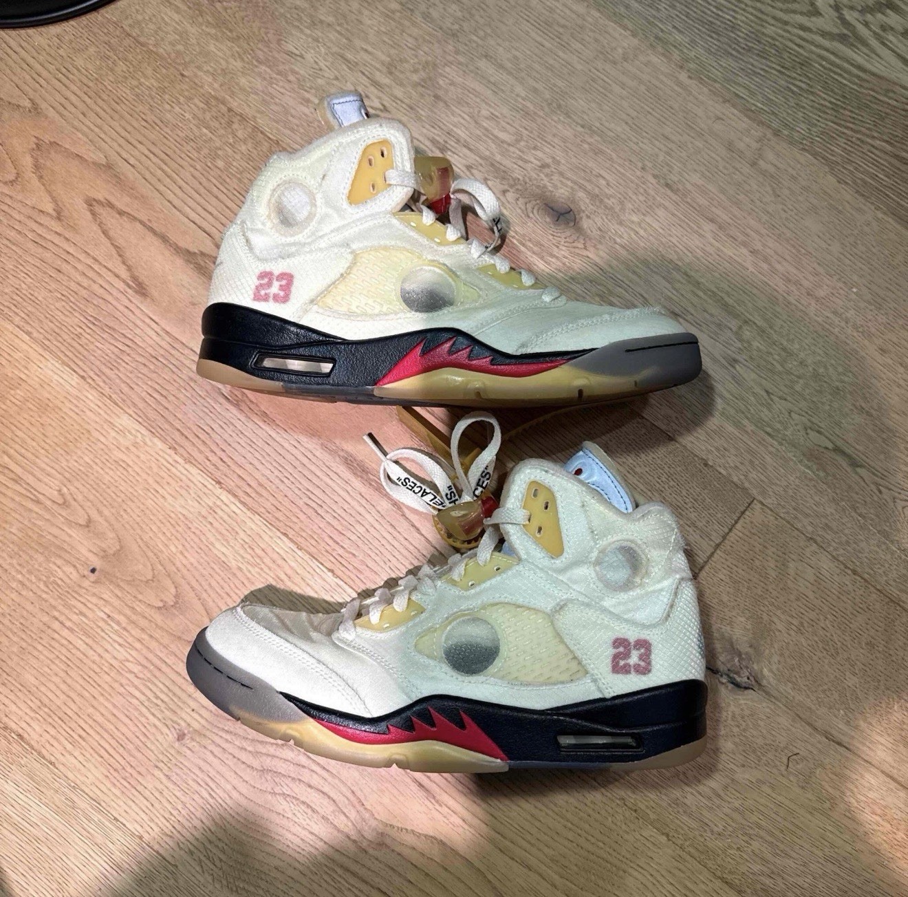 Jordan 5 SP x Off-White Mid Sail – Size 7.5 – Preowned – Excellent Condition