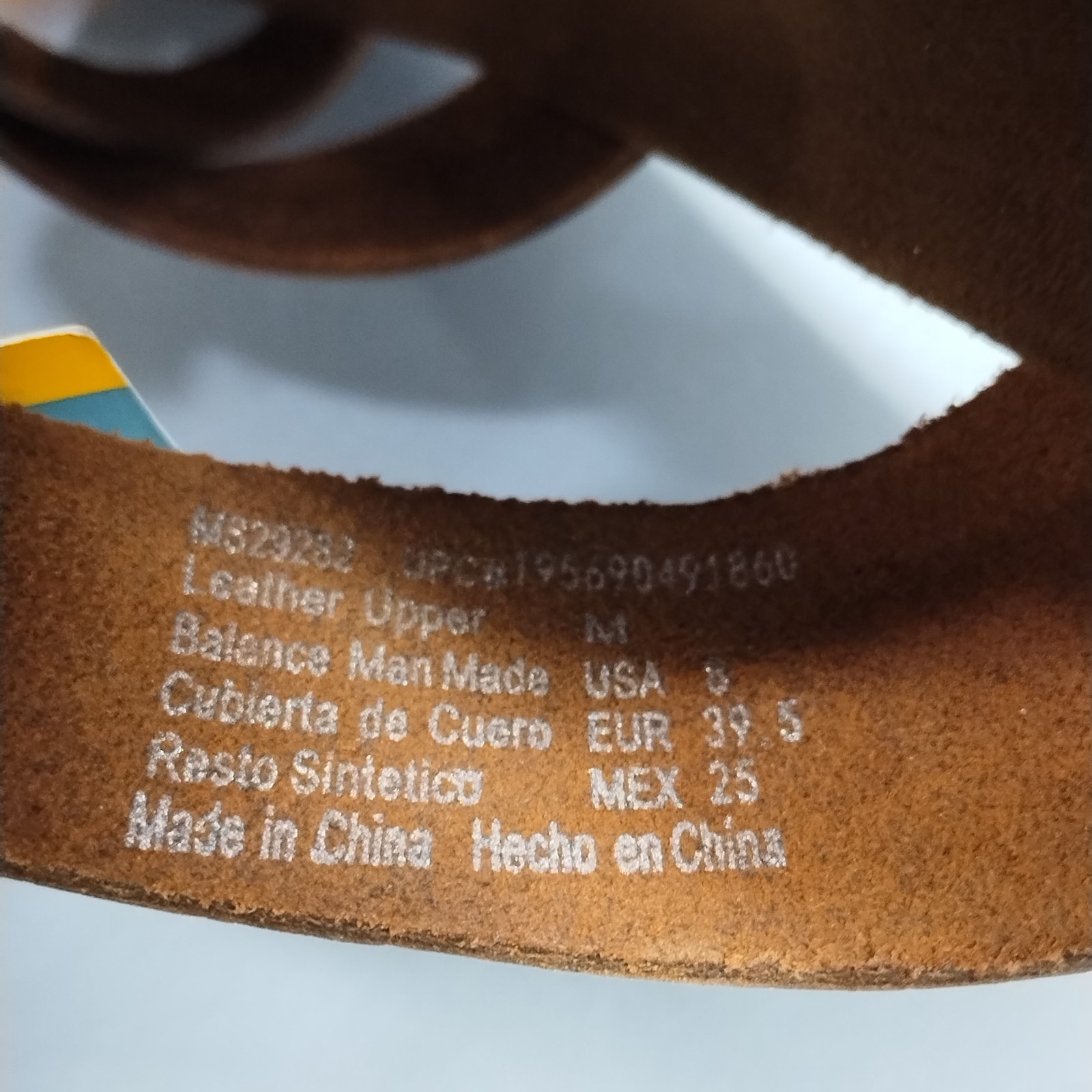 Mountain Sole Flip Flop Sandals Womens US 8 Brown Leather Buckle Strap 984173195