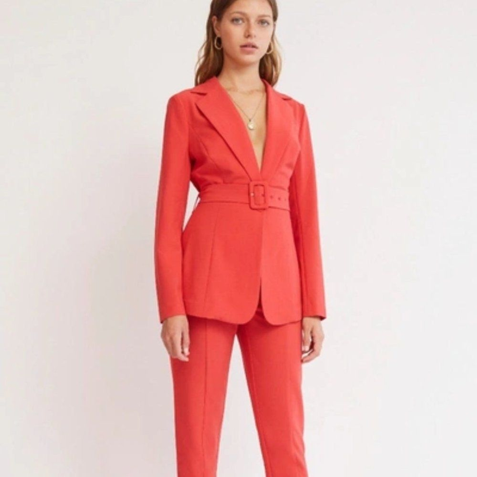 Finders Keepers Soleil Blazer Red NWT Women SIZE S
