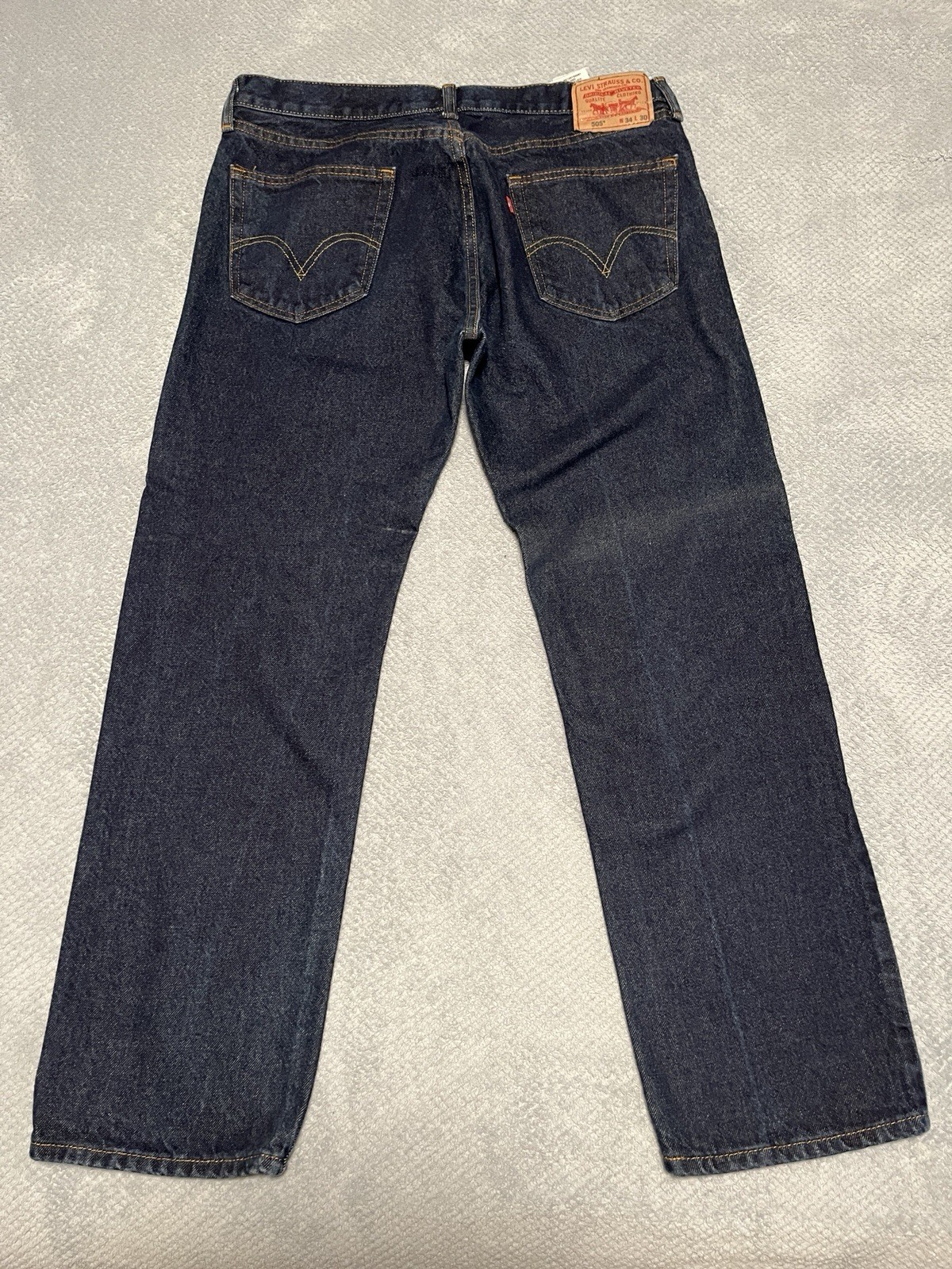 Levis 505 Straight Fit Blue Size 34×30 Men’s Jeans, Never Worn