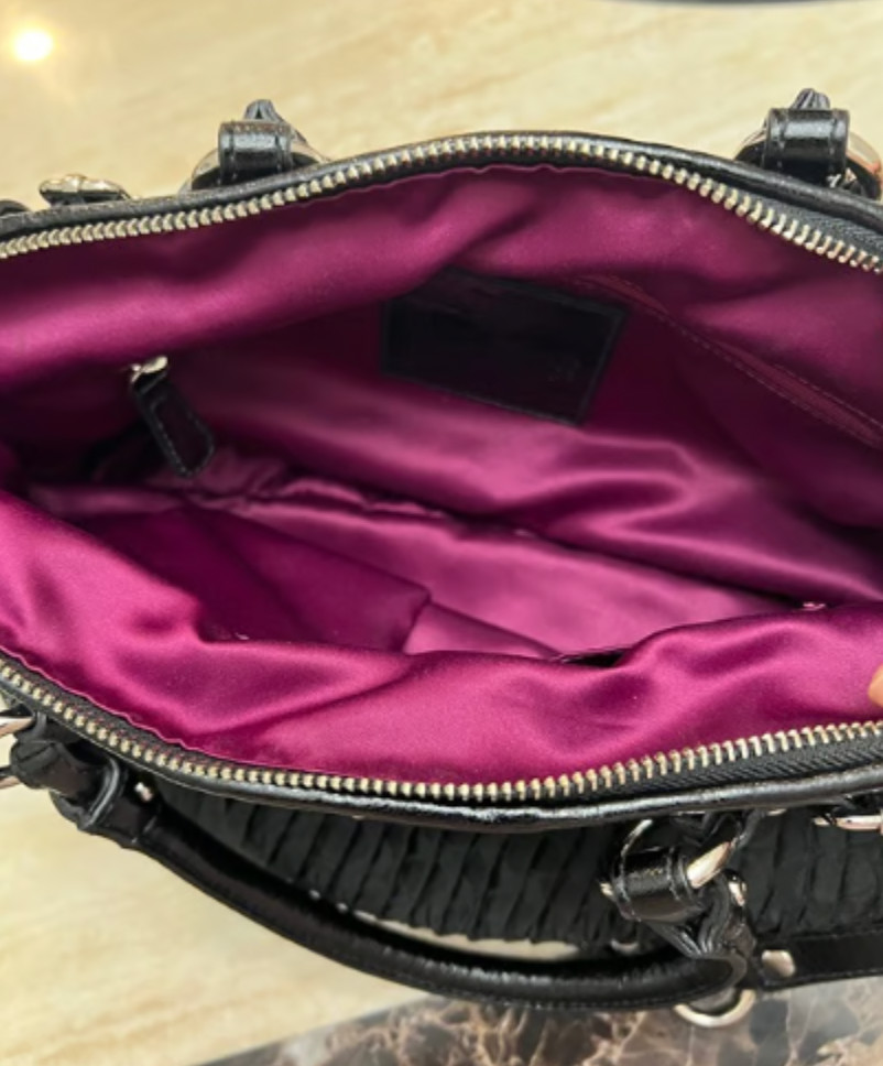 Coach Sofia shoulder pleated handbag