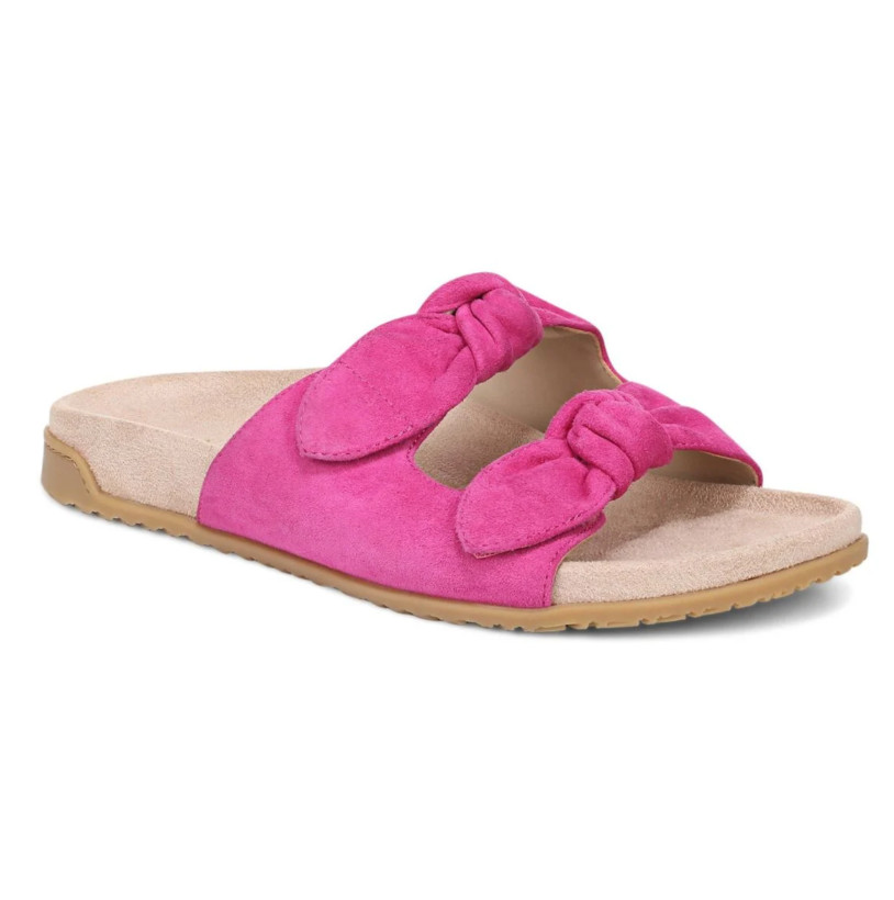 Hot sales! Vionic Elara Slide Sandal – Rose Violet Suede