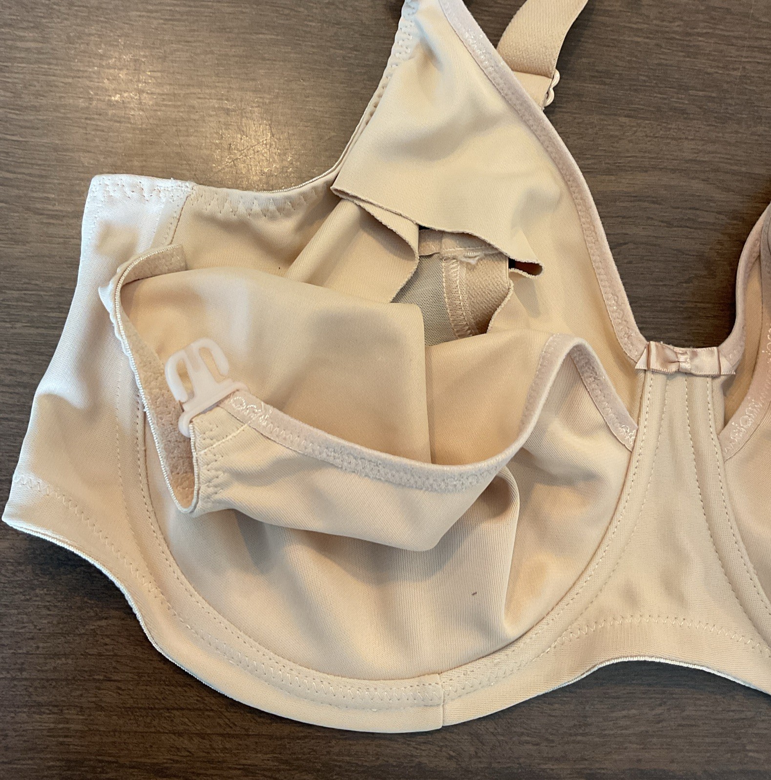 Elomi Smoothing Underwire Nursing Bra EL3912 Nude US Size 40H