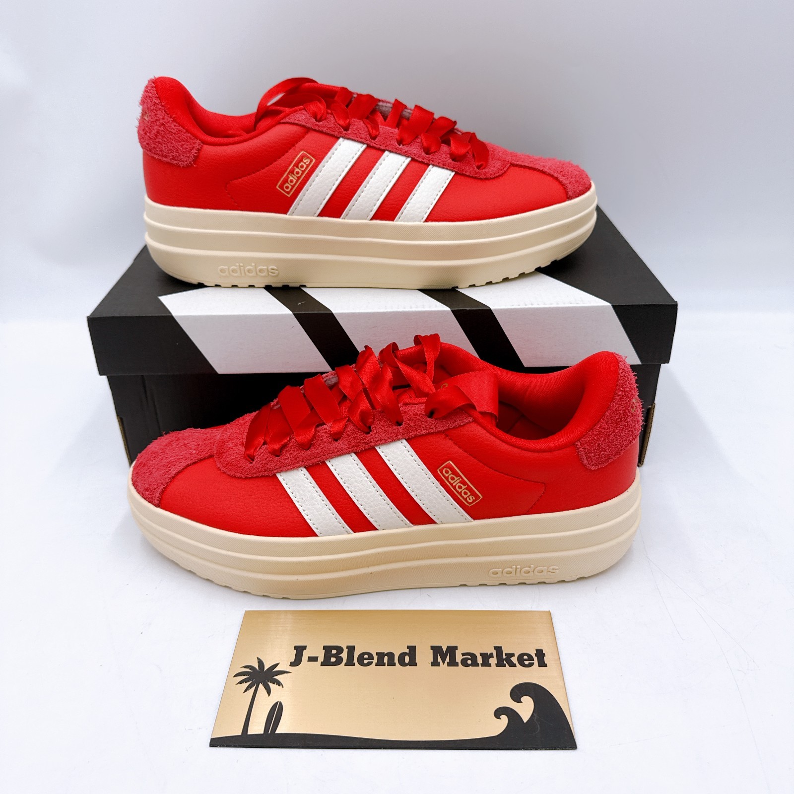 adidas WMNS VL Court Bold JQ5628 Pure Ruby Women’s Size US 5 – 11