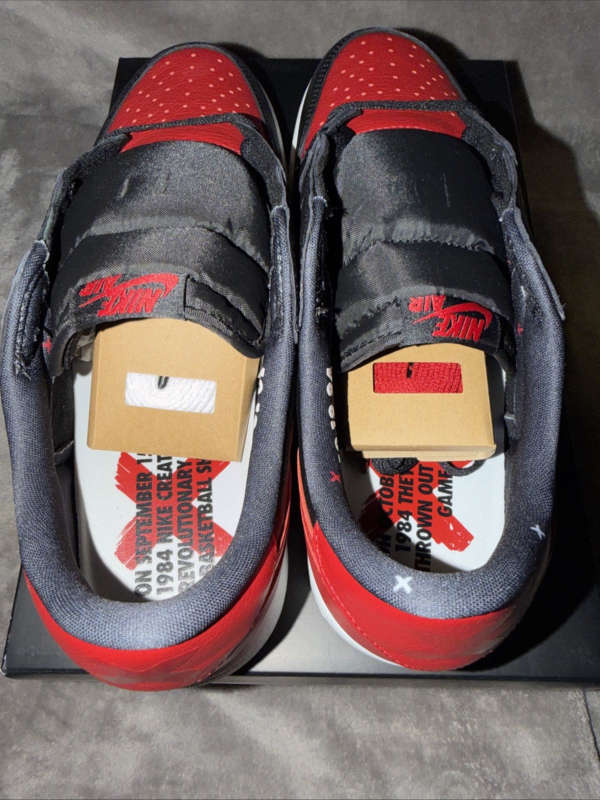 Jordan 1 Retro Low OG Banned Men’s Size 12 IW6276-001 IW6277-001 New With Box