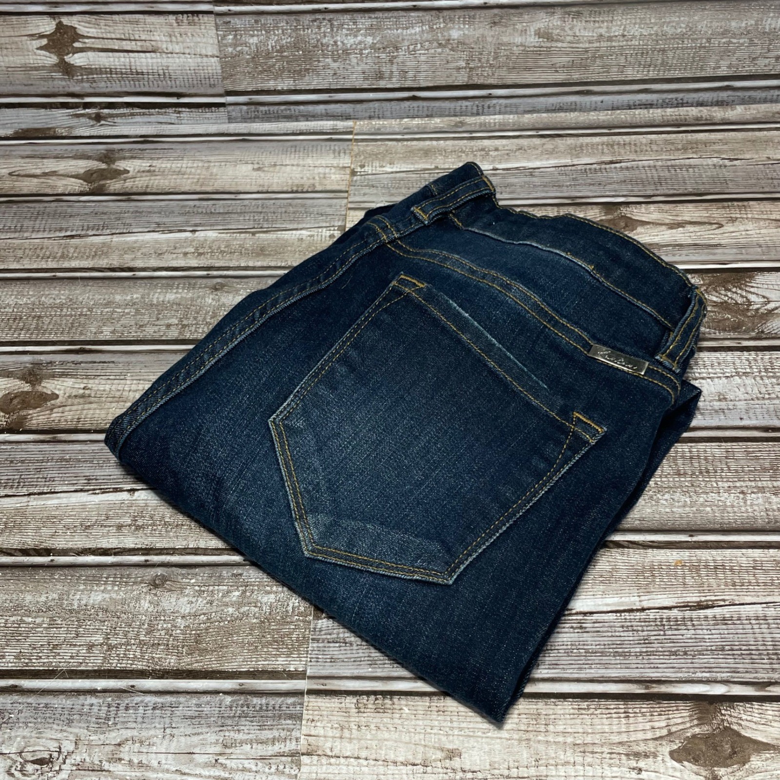 KanCan Jeans Womens Dark Wash Distressed High Rise Ankle Skinny Denim 7/27