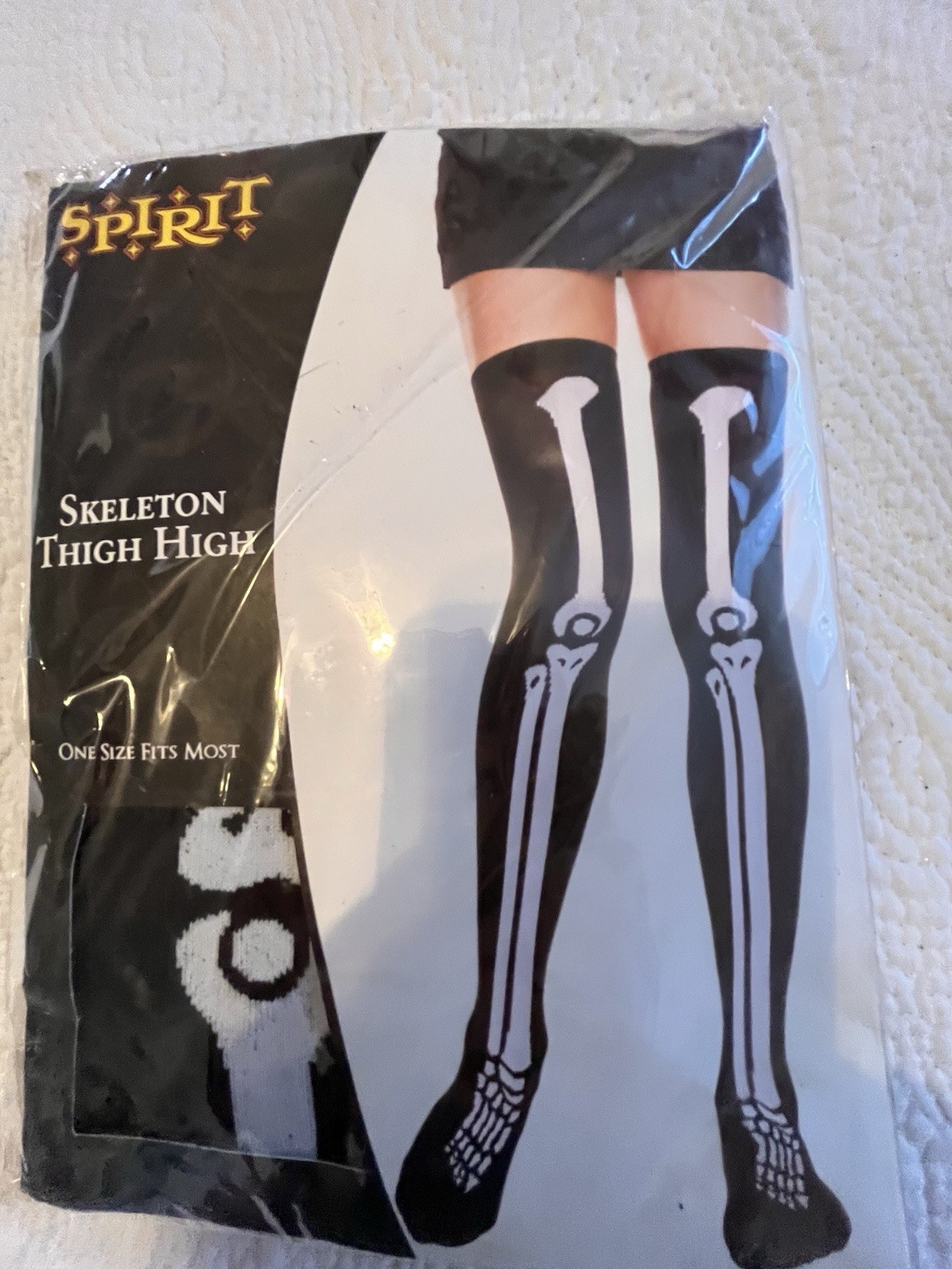 Spirit – Skeleton Thigh Highs – One Size Fit Most – New