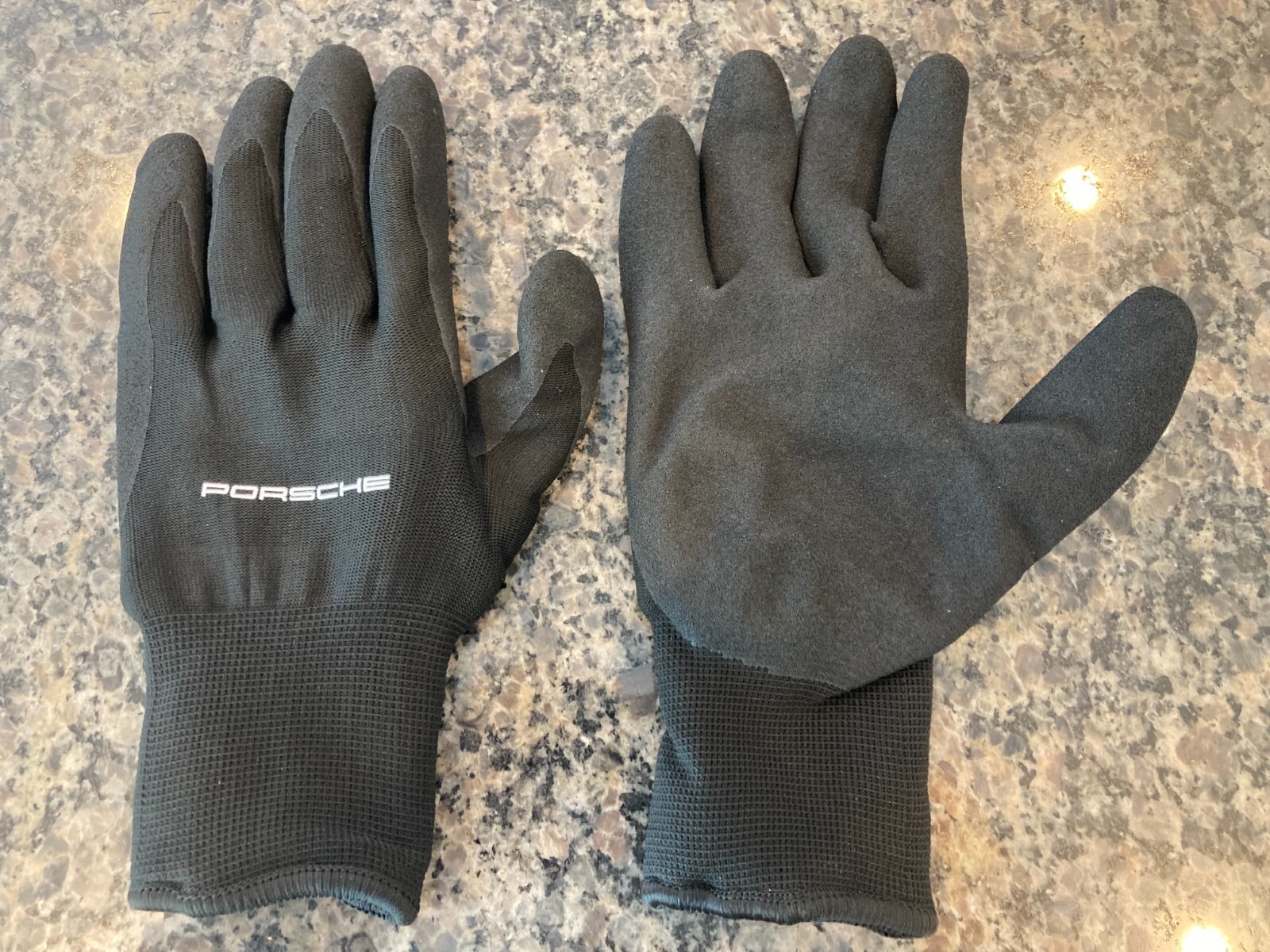 PORSCHE DESIGN FACTORY, OEM TECHNICIAN/SHOP/WORK GLOVES. MEDIUM SIZE 9. UNUSED.