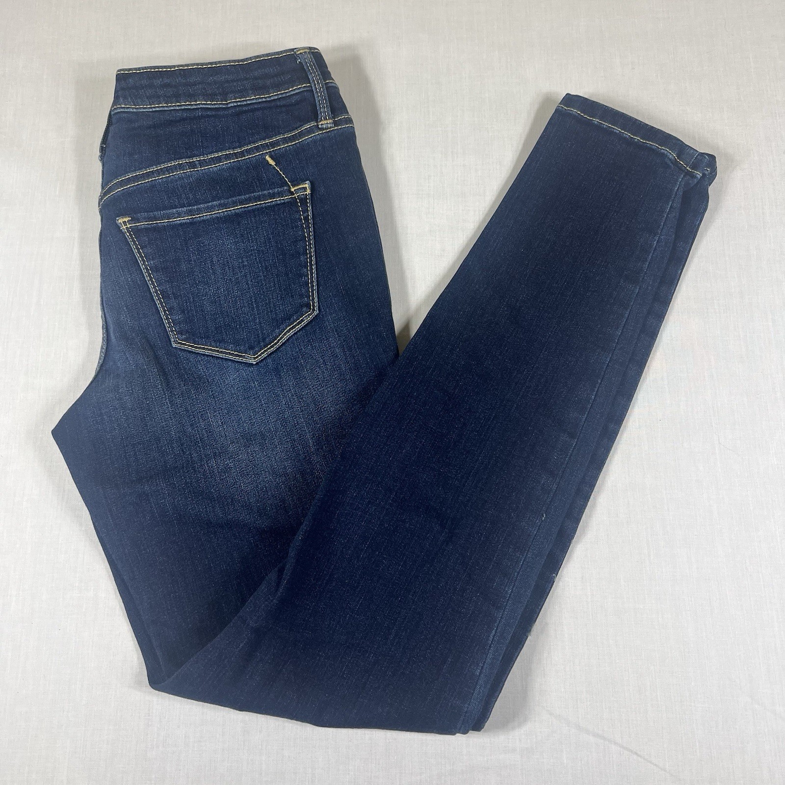 Mossimo Mid Rise Jegging Womens Size 2 26R Dark Wash Skinny Stretch Jeans