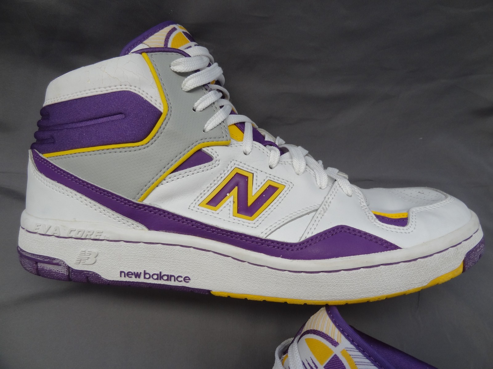 DISPLAY ONLY New Balance 11.5 Lakers James Worthy Basketball VTG 80s 800 BB800PY