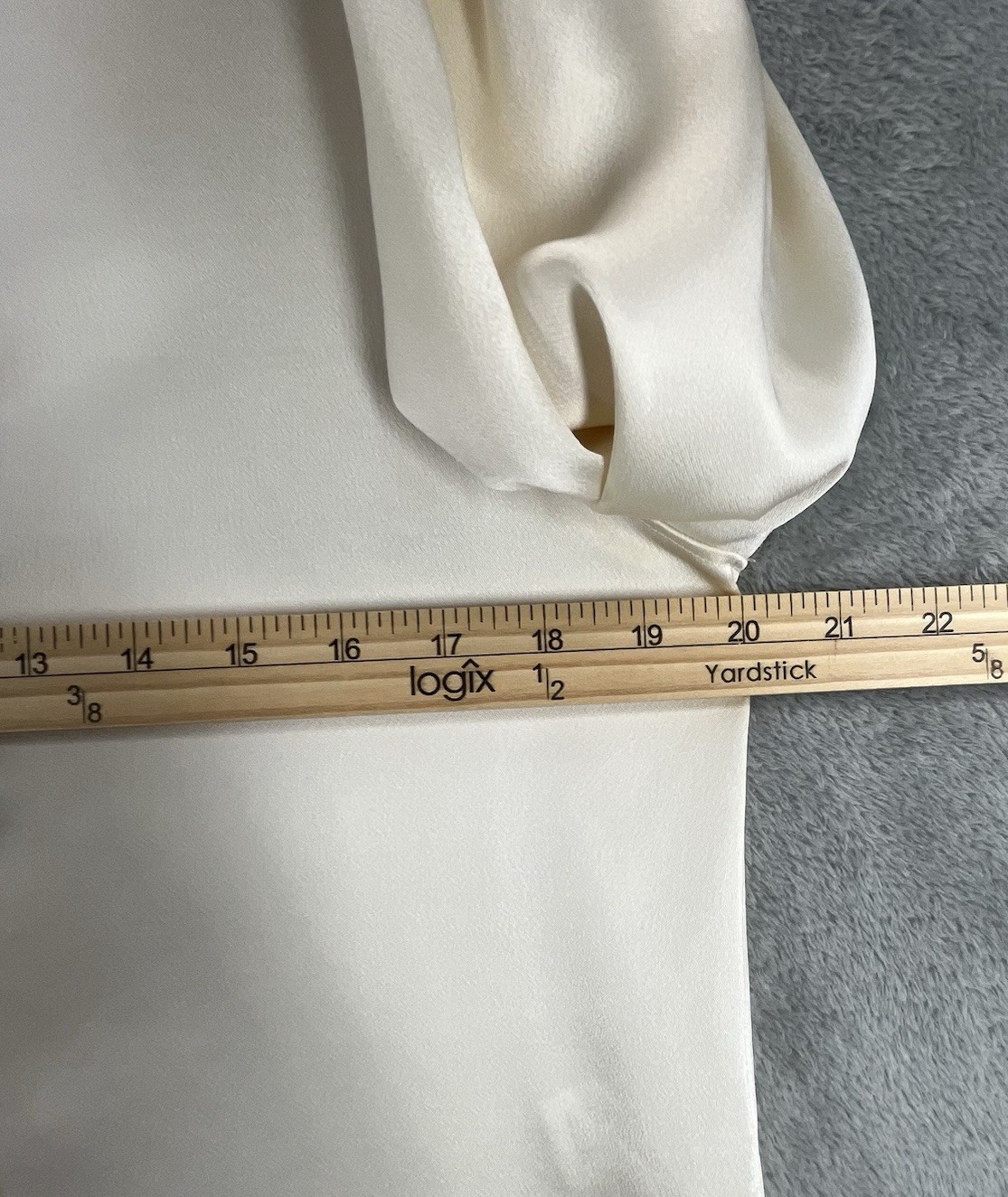 Elizabeth James Top Womens M Ivory Adalina Long Sleeve Wedding Cocktail Party