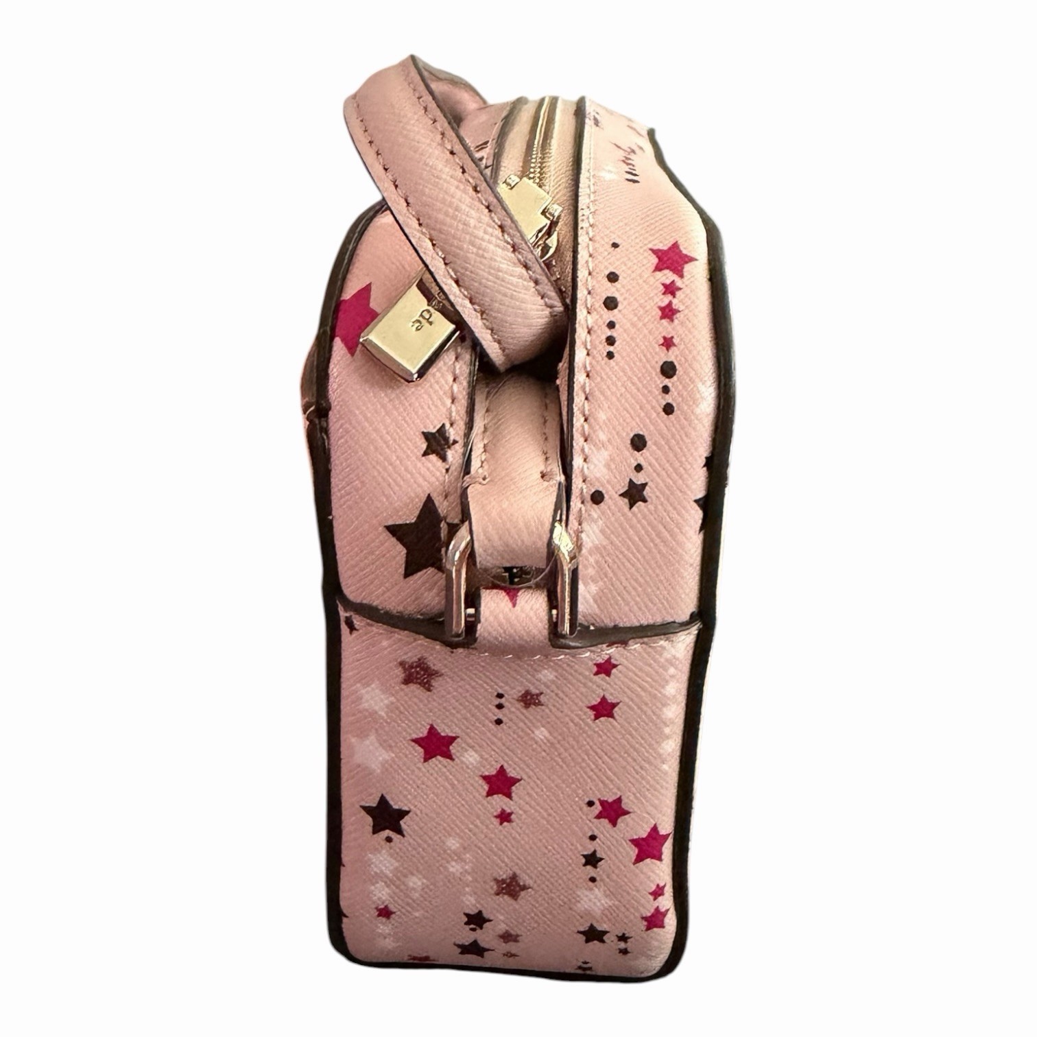 NWT Kate Spade Staci Mini Camera Bag Purse Pink Multi Twinkle Stars Retail $239
