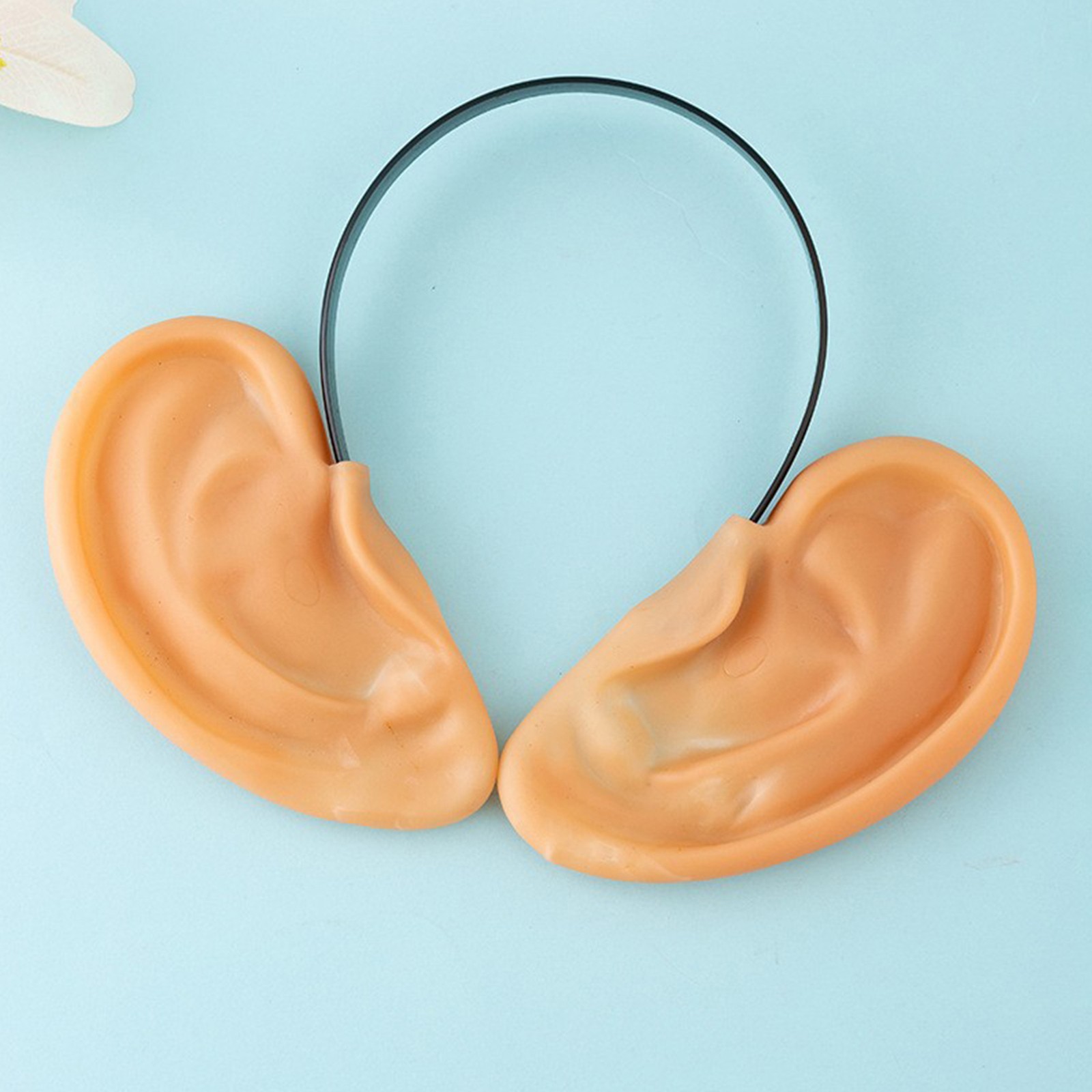 1pc Jumbo Fake Human Oversized Ears Old Man Dwarf Gnome Funny Costume Accessory