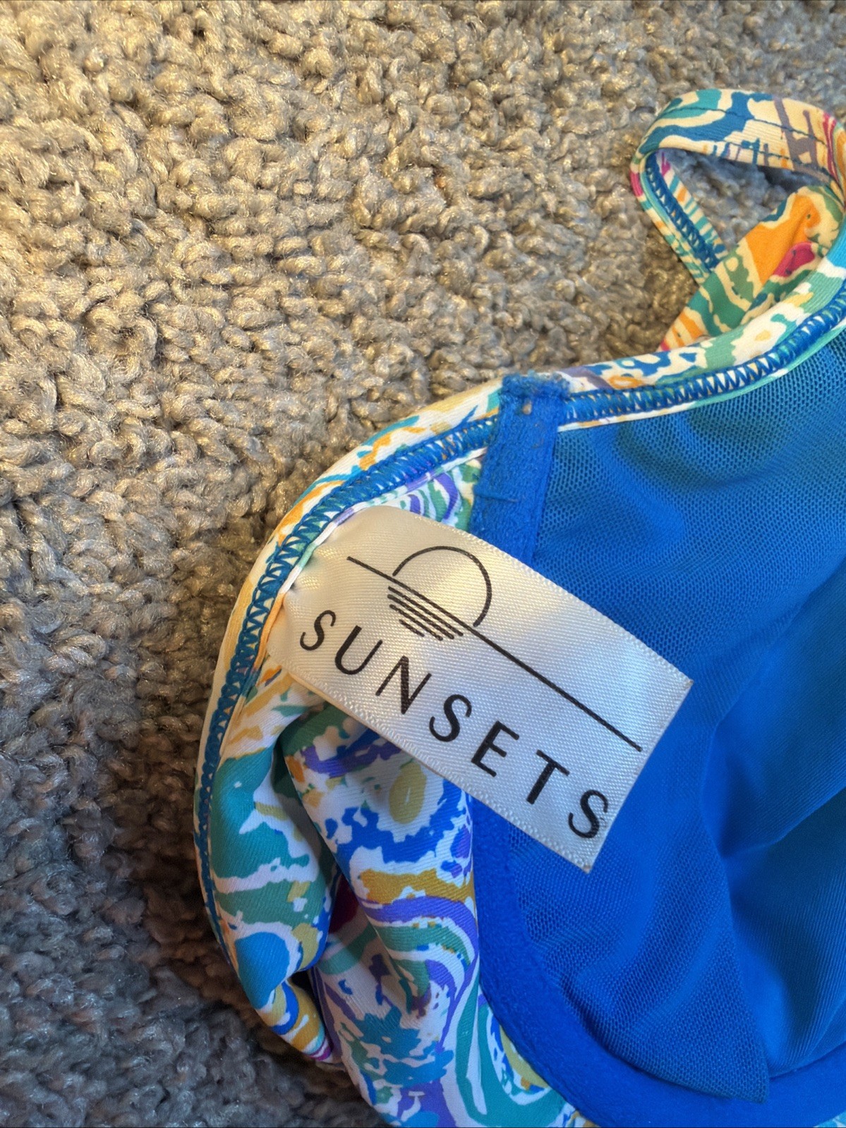 Sunsets L102848 Black Twist Front Underwired Elsie Swim Top Size 36DD