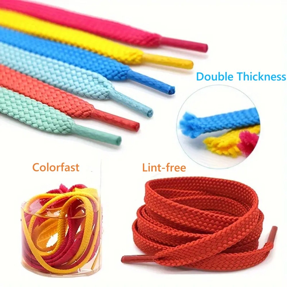 Flat Athletic 40 50 55 65 Inch Sneaker Shoelaces Ropes Casual Bootlaces Sneaker