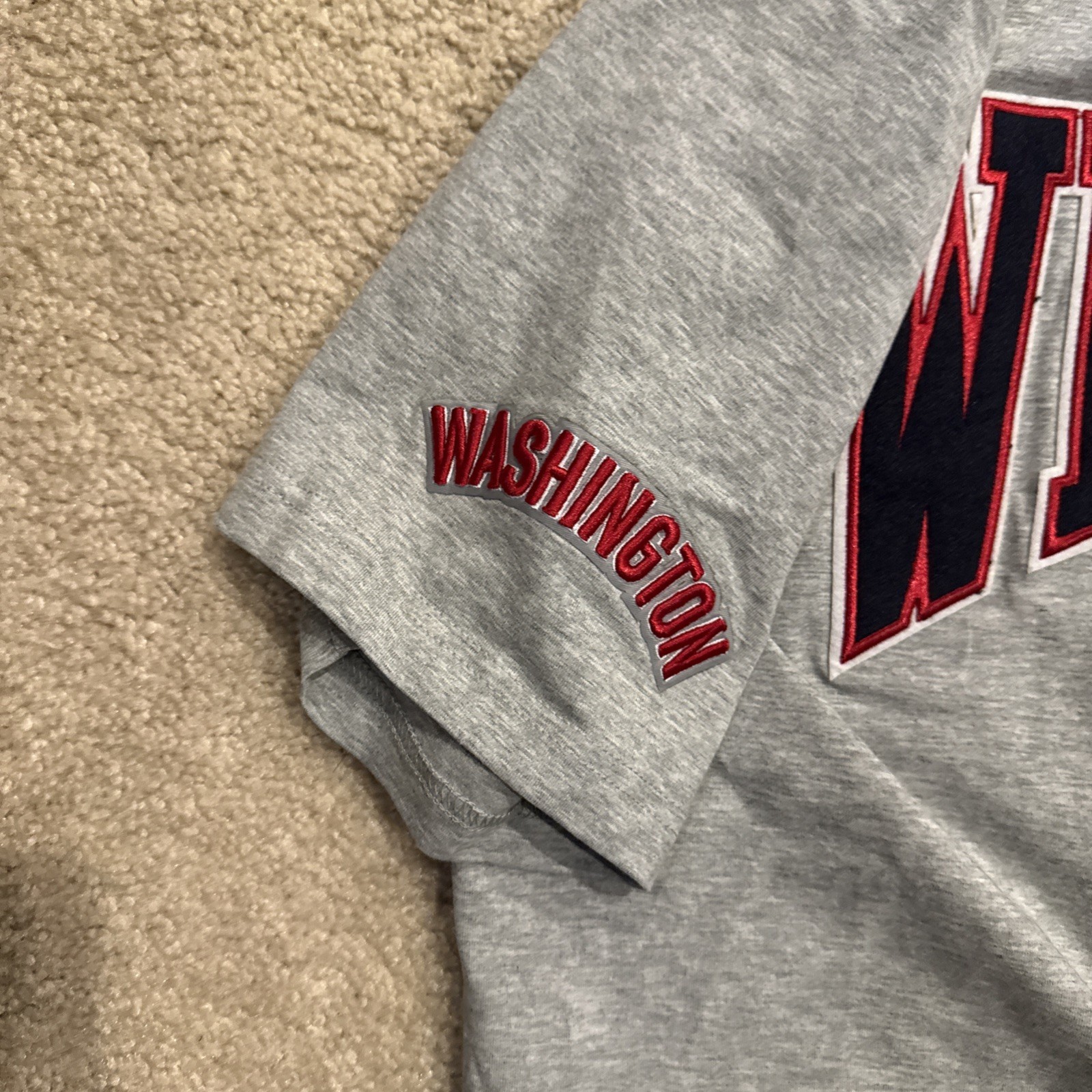 Pro Standard Washington Wizards Patch T-Shirt SZ Large Luxury Athletic