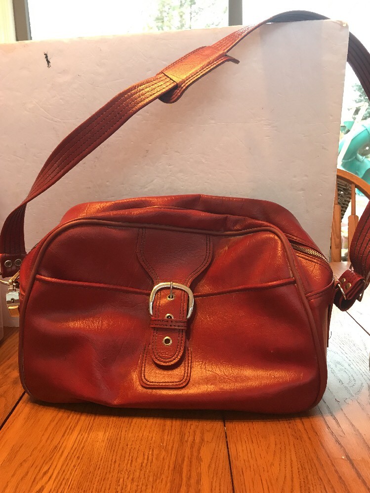 Old-fashioned briefcase & luggage bag Super Cool Red Ships N 24h