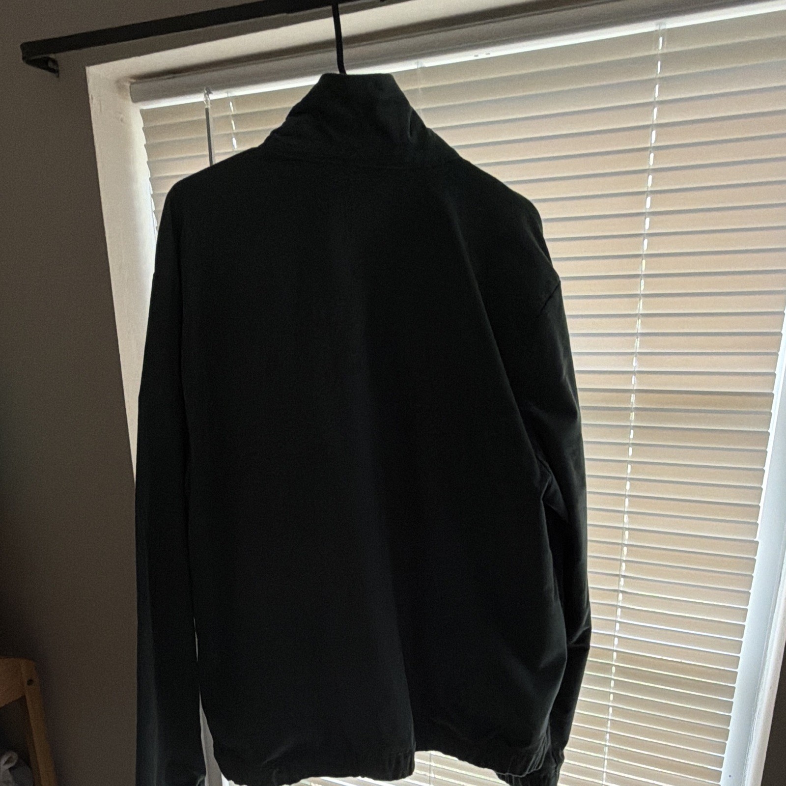 Dickies Men’s Work Jacket Quilted Lined Full Zip Black Stand-Up Collar 2XL