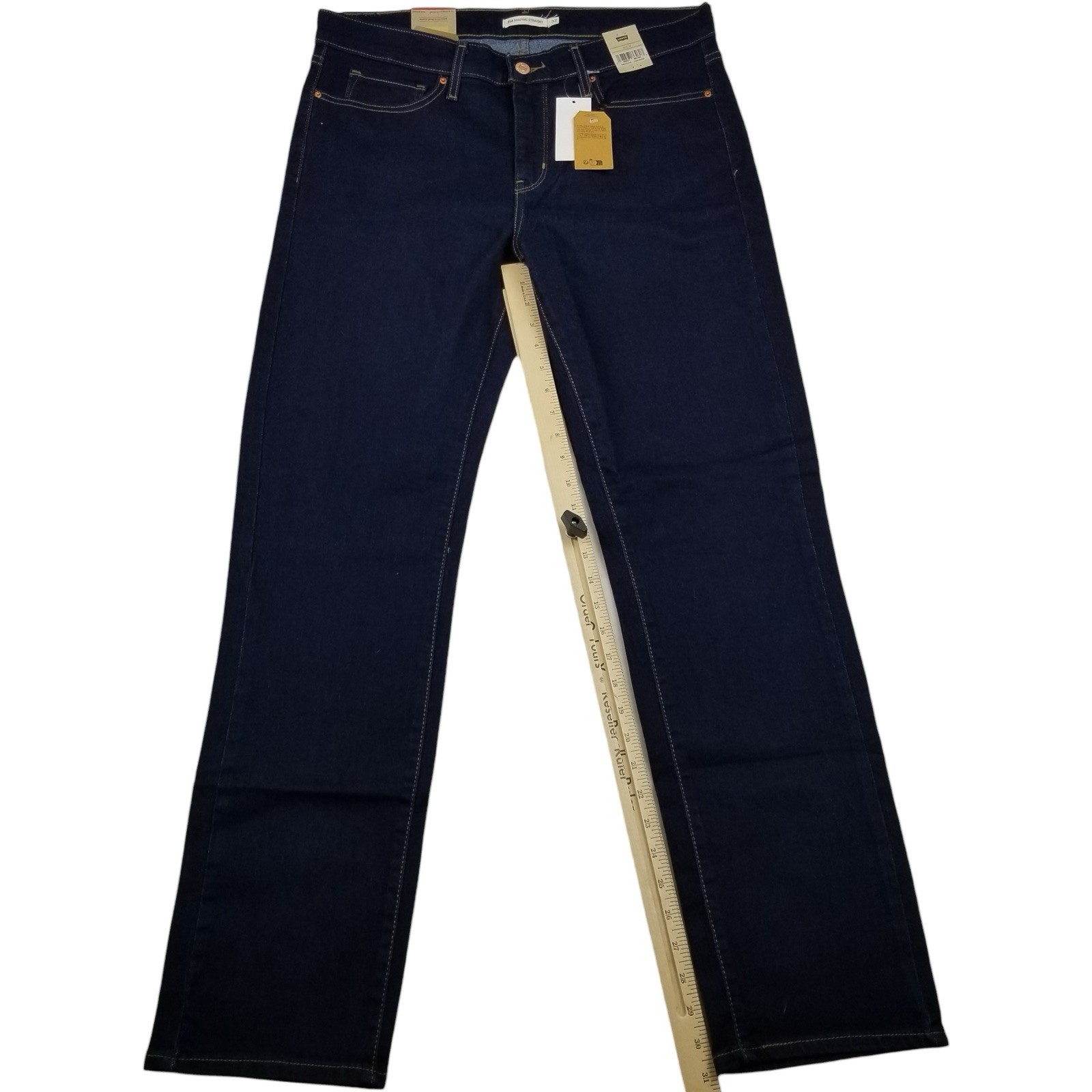 Levi’s Women’s Denim 314 Shaping Straight Jean Size 32 x 32 Dark Wash