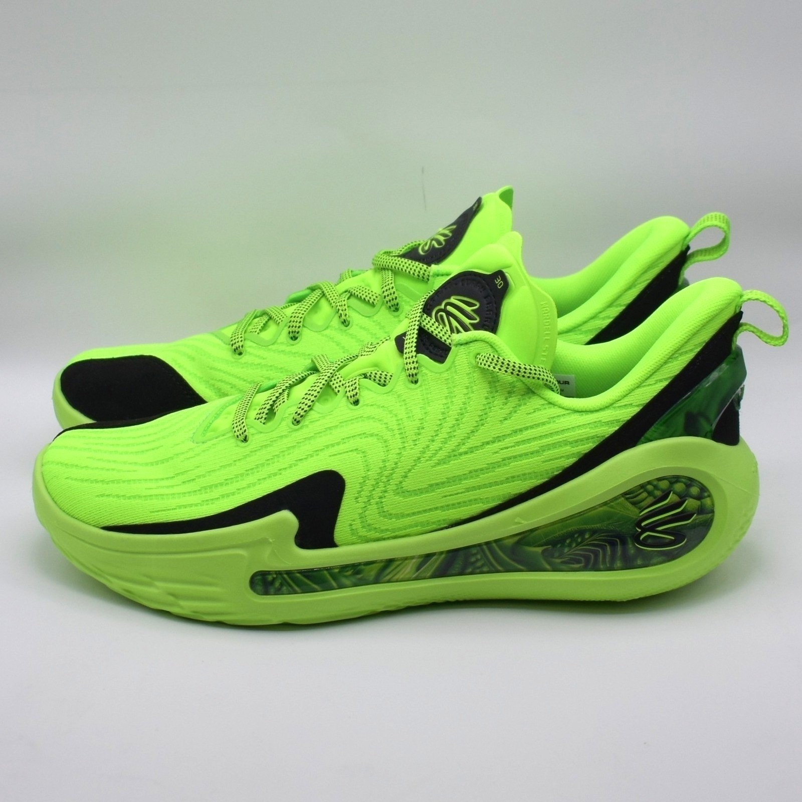 Under Armour Curry 12 Extraterrestrial Sneakers Size 10.5 Hyper Green Black NEW