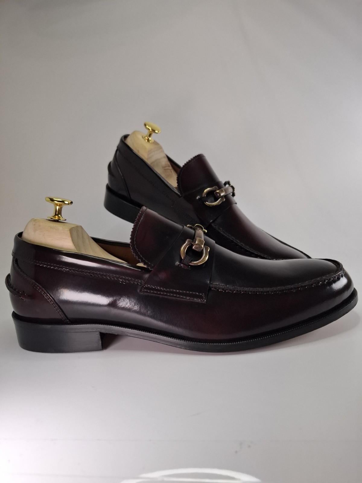 👞 Men’s Vai Now Strap Bordeaux Elegant Shoes – Made in Italy – 40/41/42/43/44