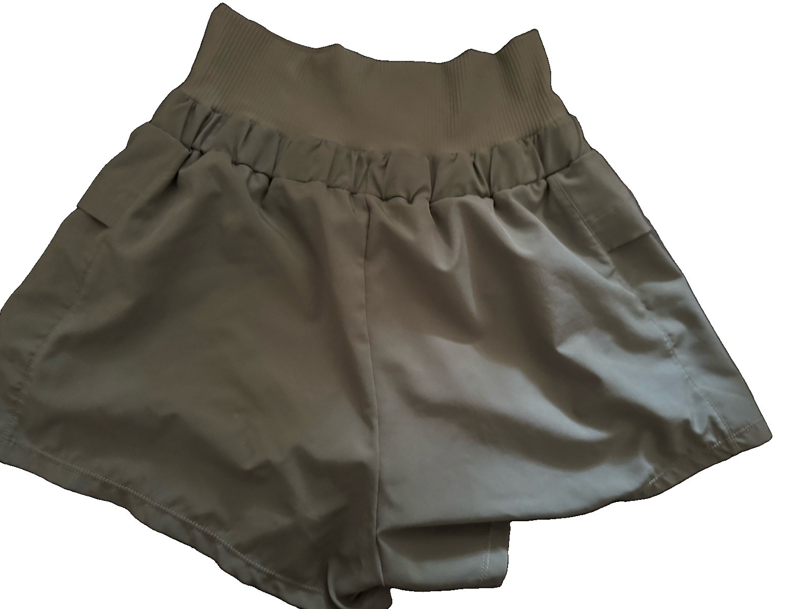 The gym people light sage Athletic Mesh Shorts Elastic Waist small