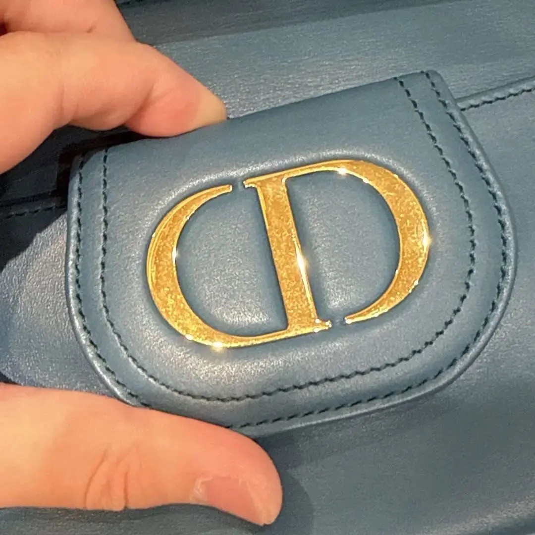 Dior Pre-Owned Authentic Crossbody Bag Blue 28*16 Free Tracked Shipping